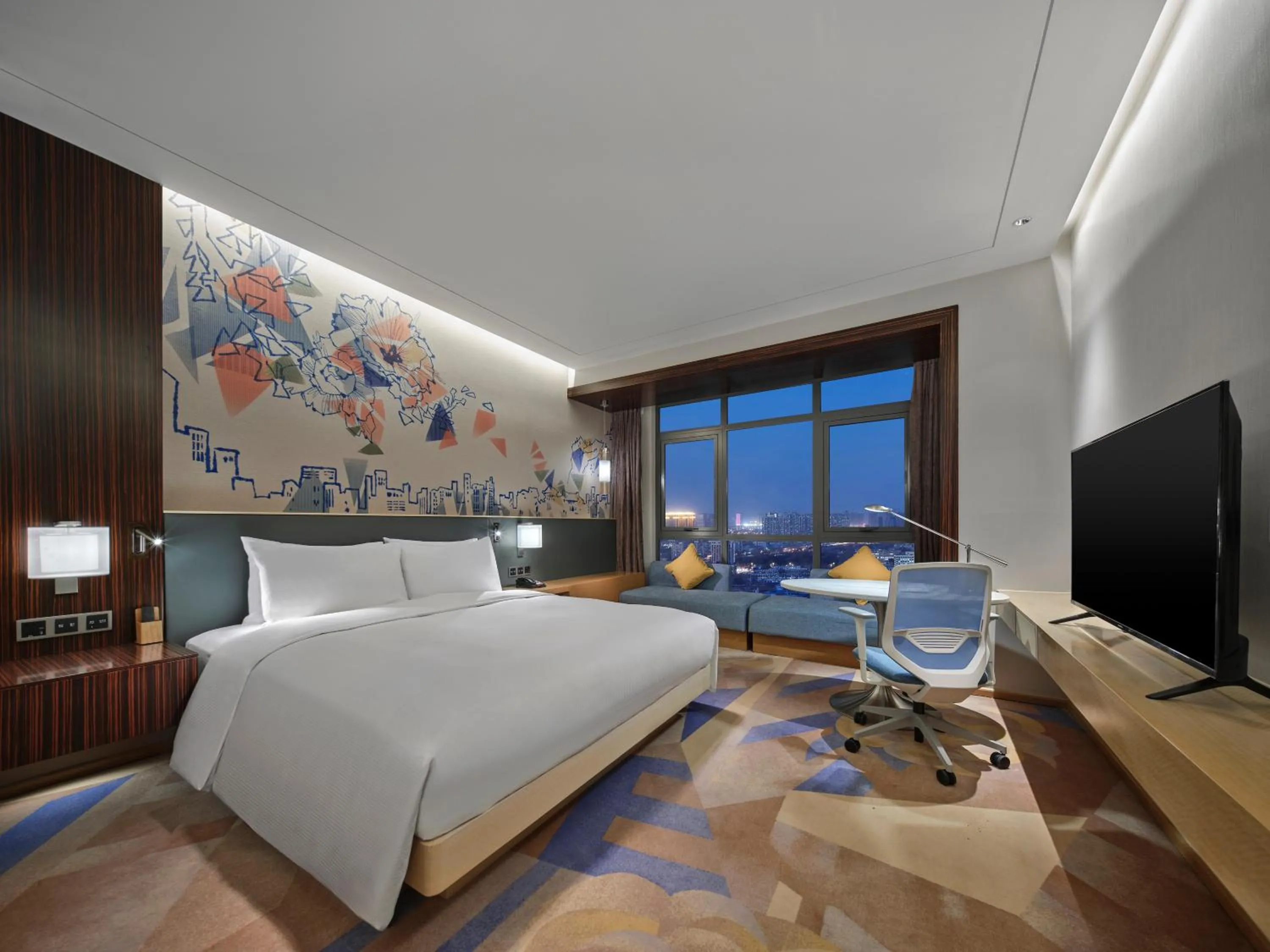 Photo of the whole room, Bed in Hilton Garden Inn Heze