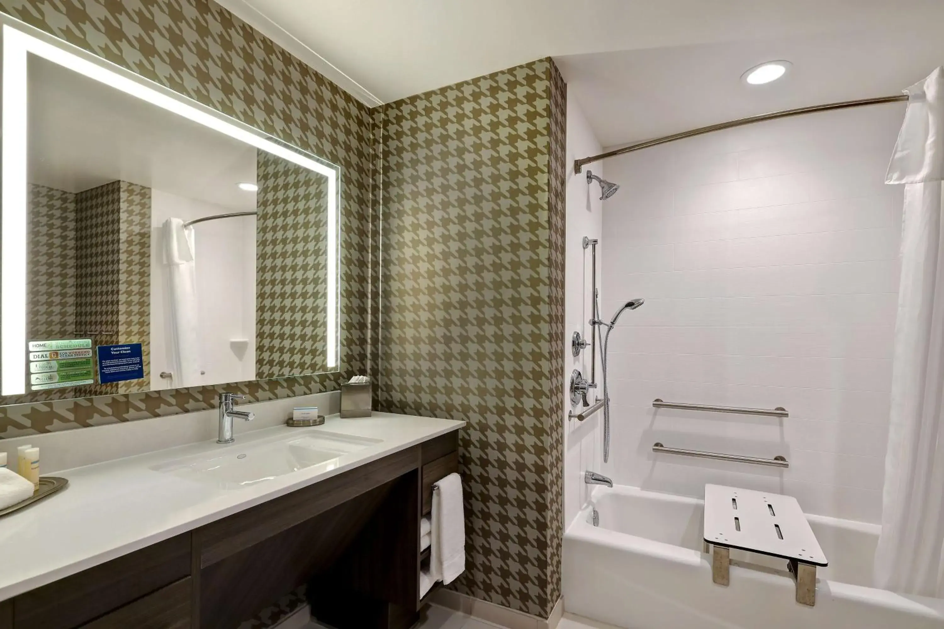 Bathroom in Home2 Suites By Hilton Turlock, Ca Bathroom in Home2 Suites By Hilton Turlock, Ca