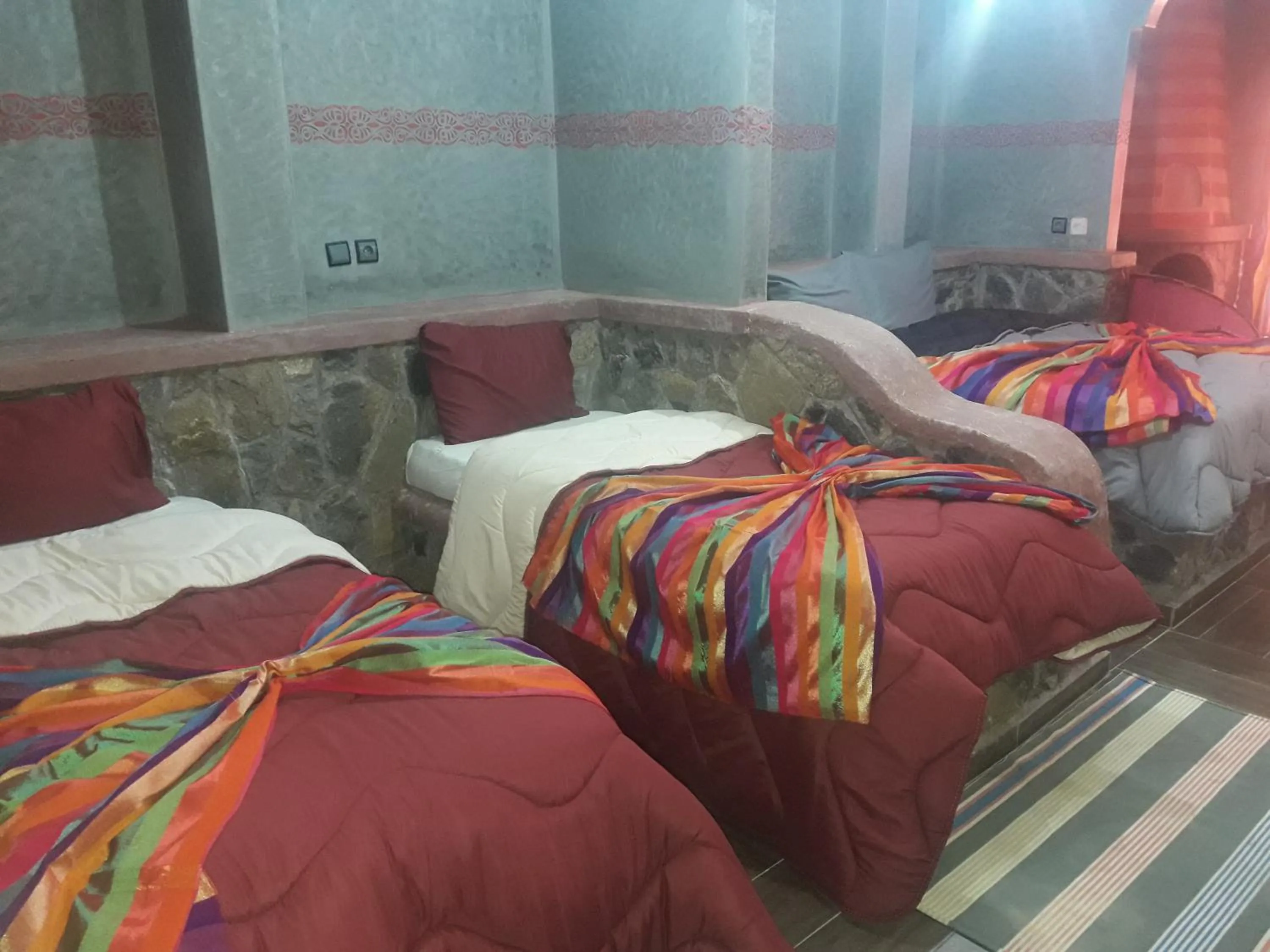 Pool view, Bed in Hotel France Ouzoud