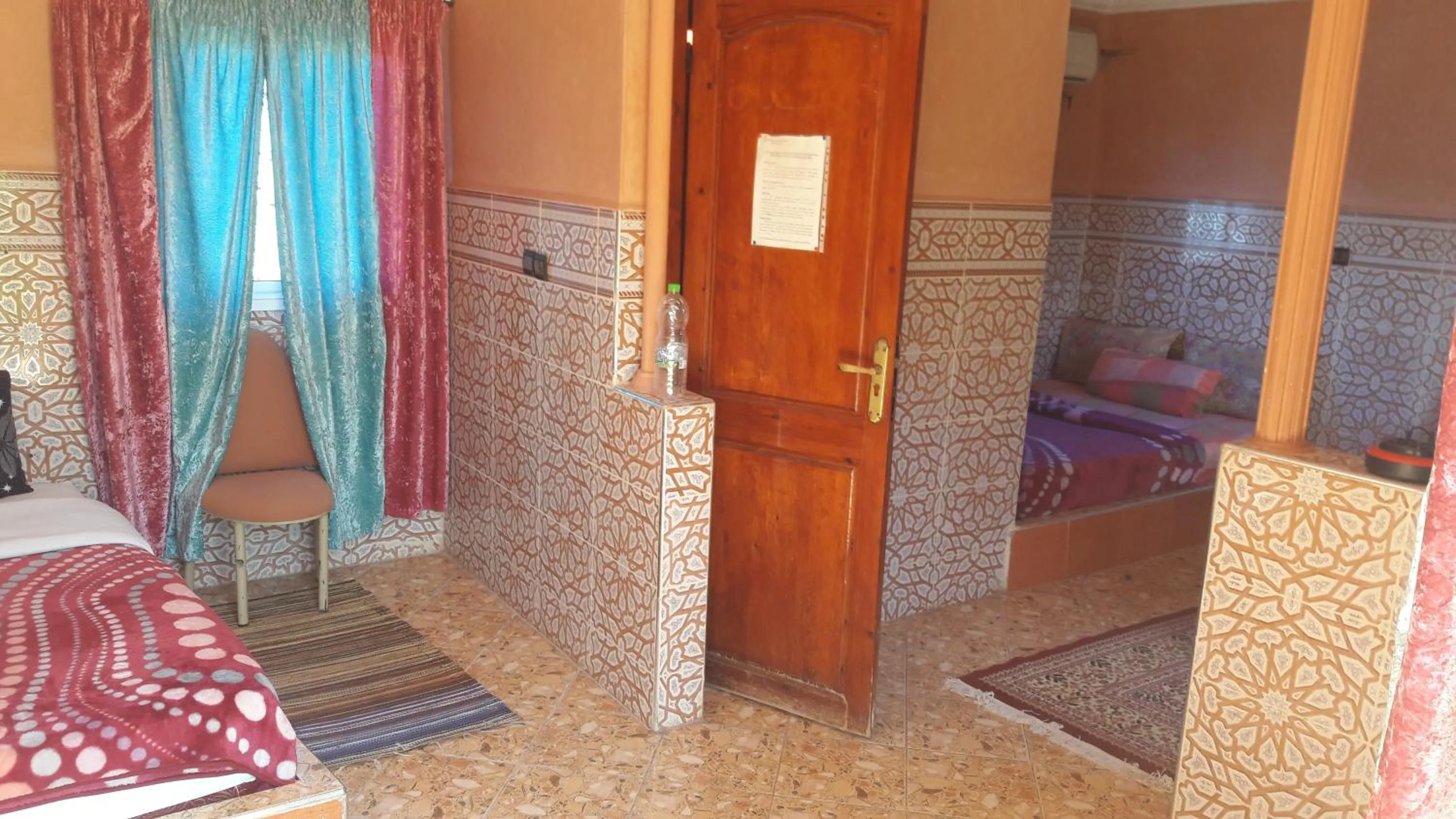 Garden view, Bed in Hotel France Ouzoud