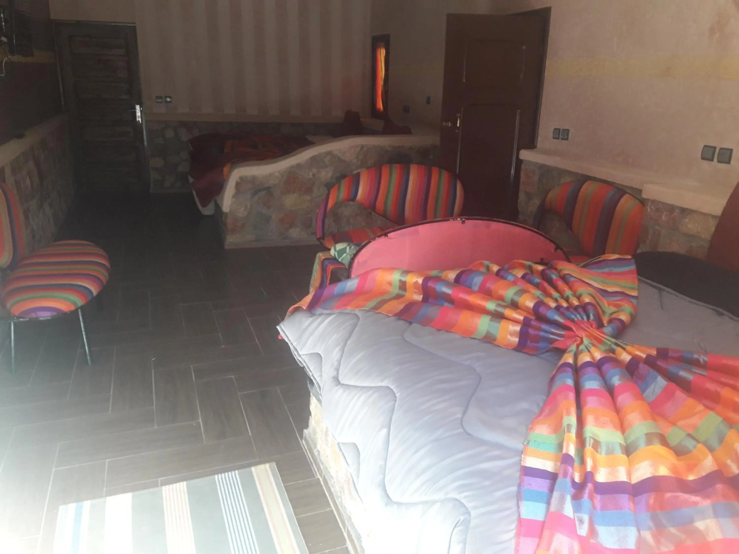 Garden view, Bed in Hotel France Ouzoud