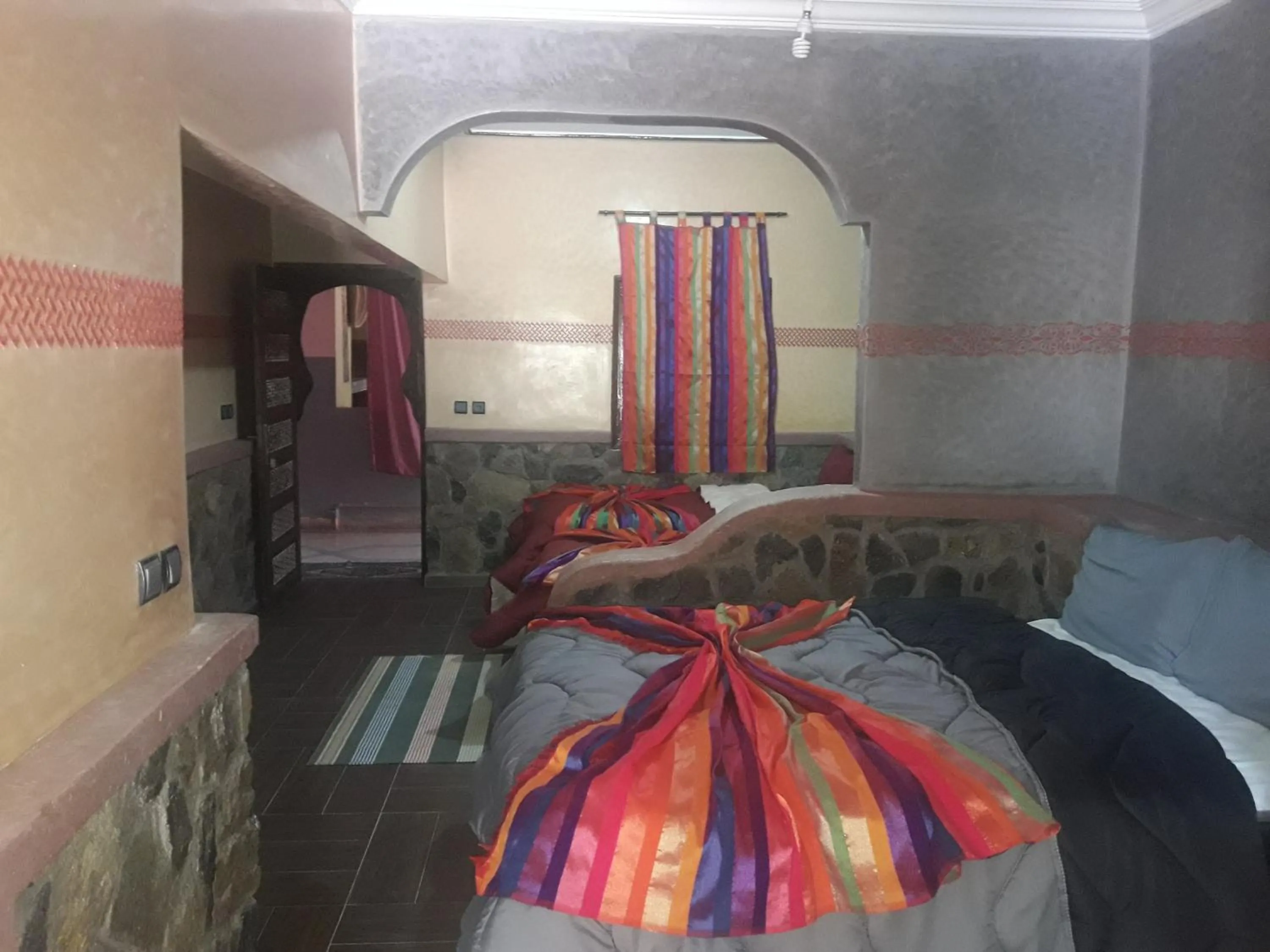 Bed in Hotel France Ouzoud