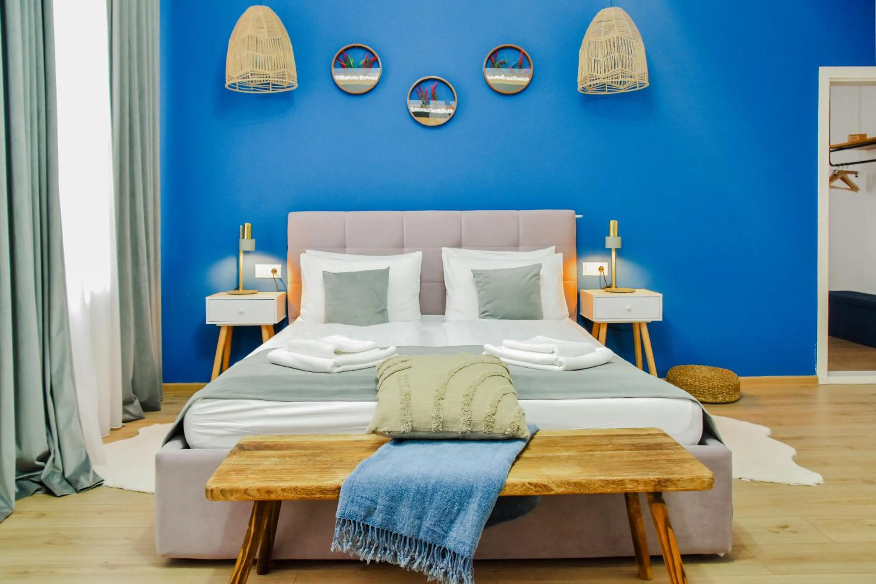 Bed in Althof Apartments