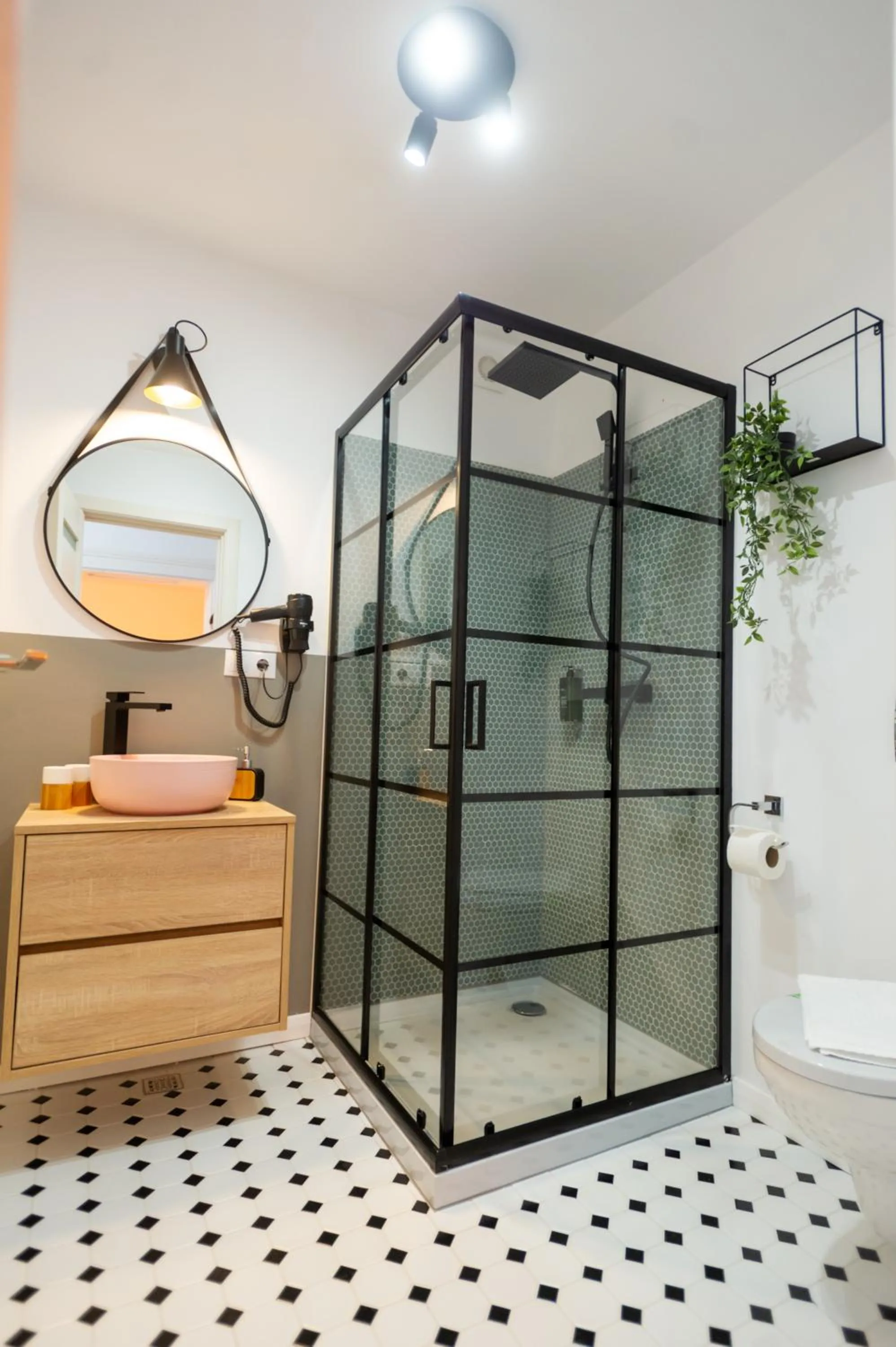 Shower in Althof Apartments