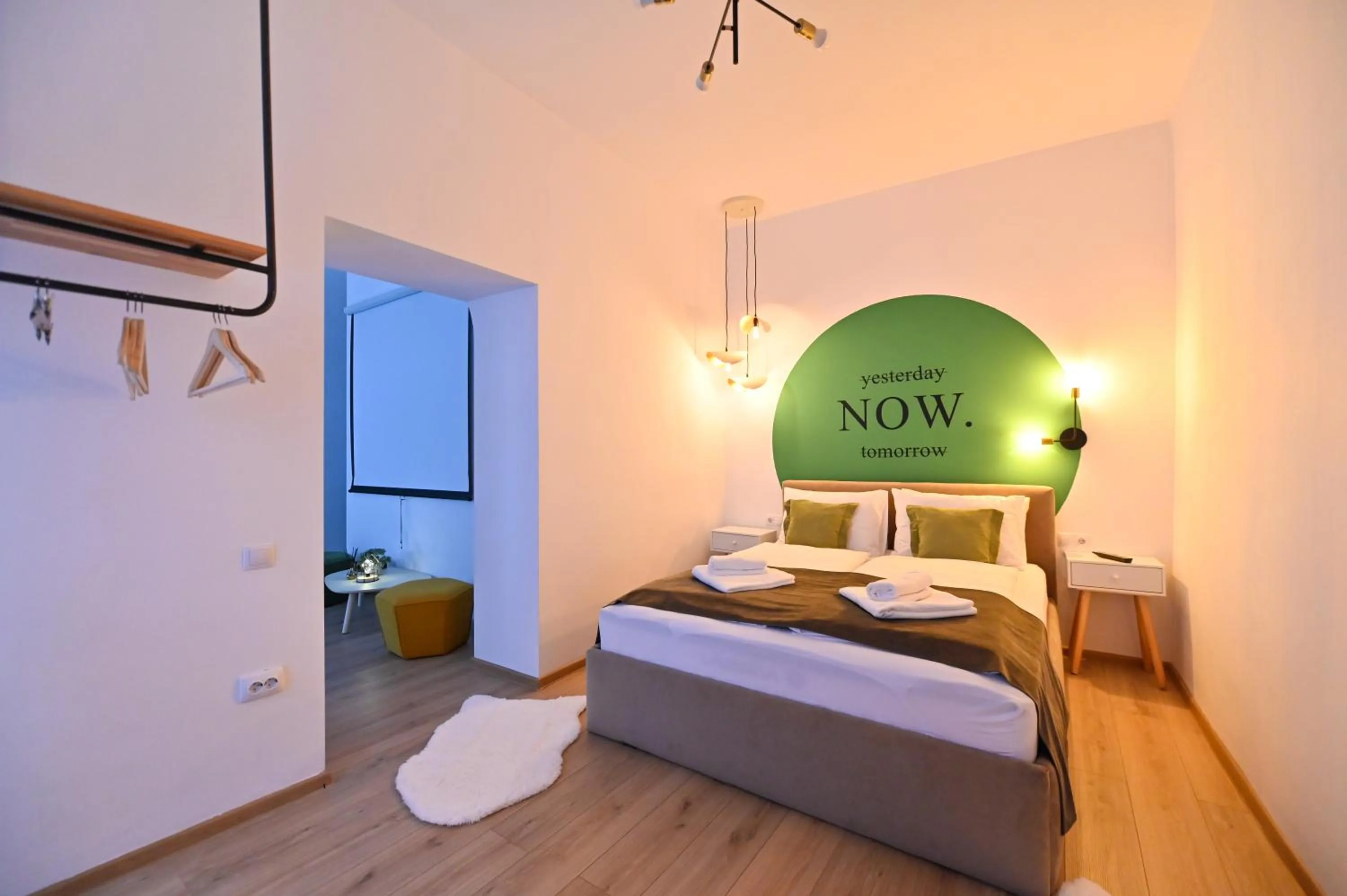 Bed in Althof Apartments