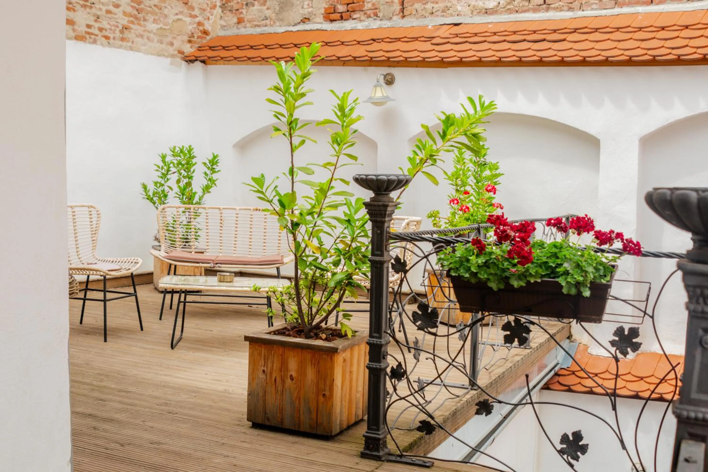 Balcony/Terrace in Althof Apartments