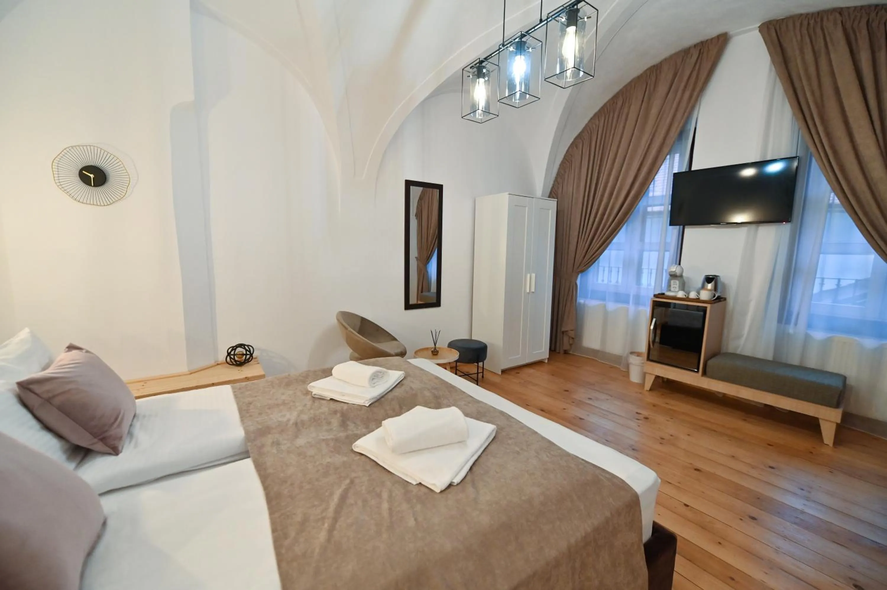 Bed in Althof Apartments