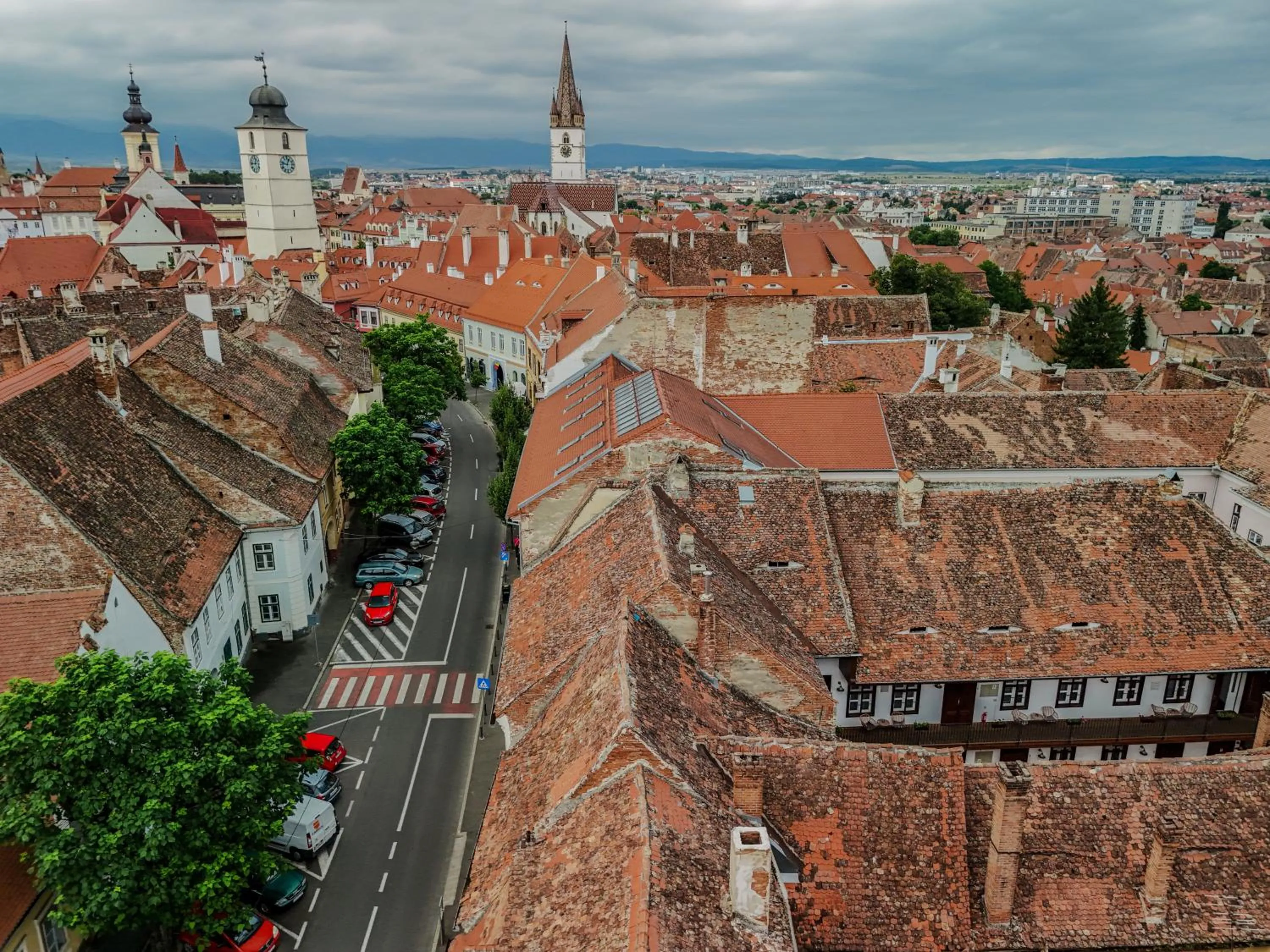 Bird's eye view in Althof Apartments