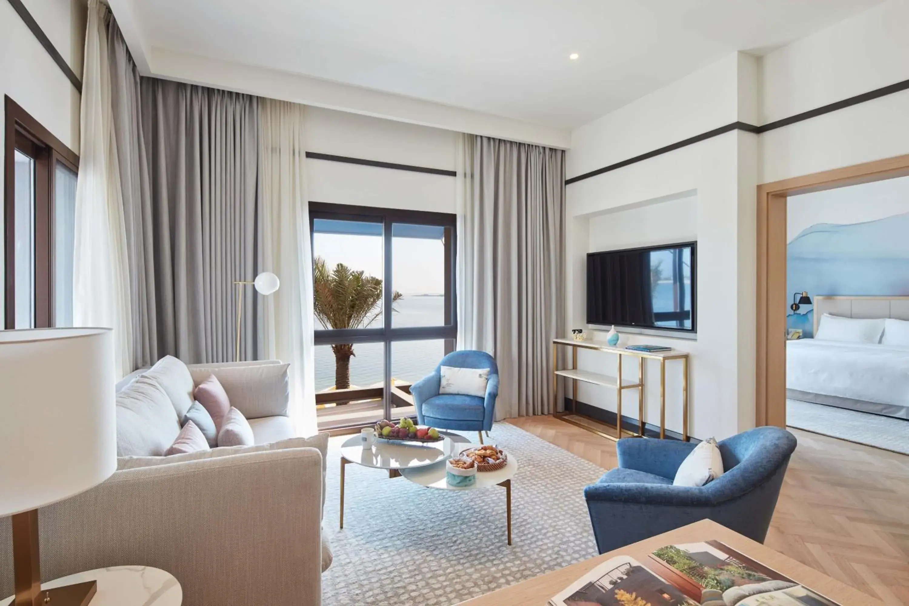 Living room, Bed in Vida Beach Resort Umm Al Quwain Living room, Bed in Vida Beach Resort Umm Al Quwain