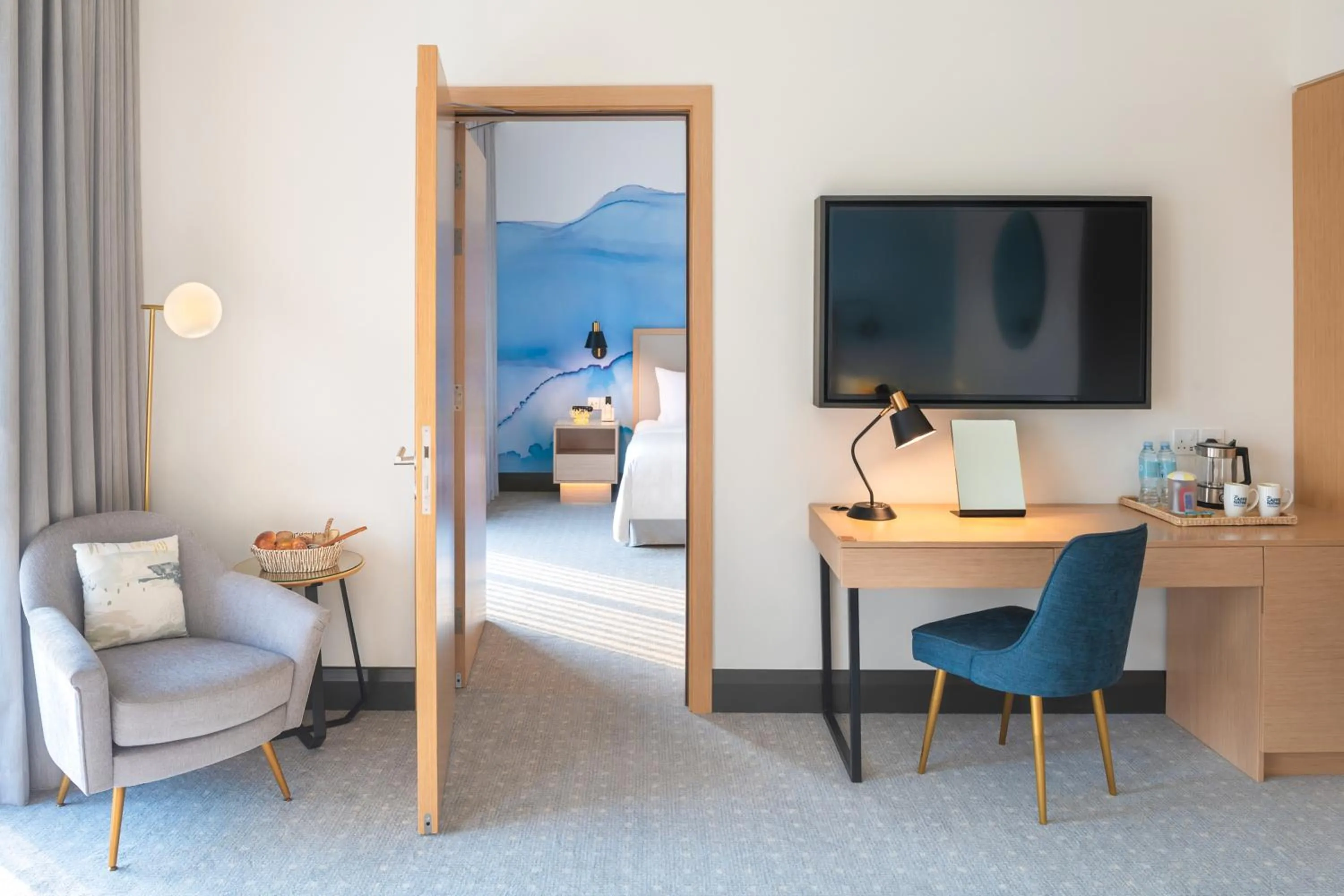 hair dresser, Bed in Vida Beach Resort Umm Al Quwain