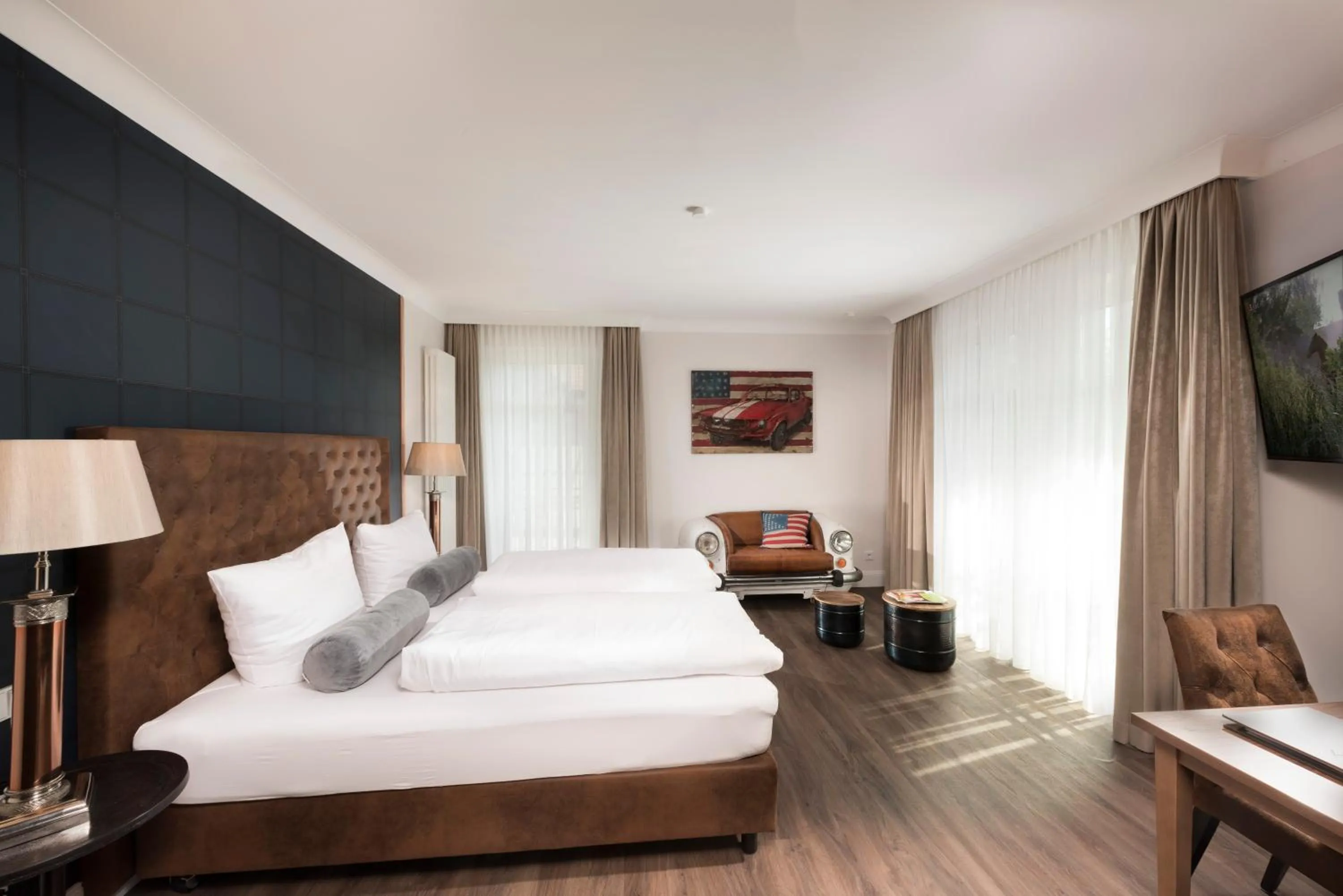 Photo of the whole room, Bed in Hotel Linther Hof