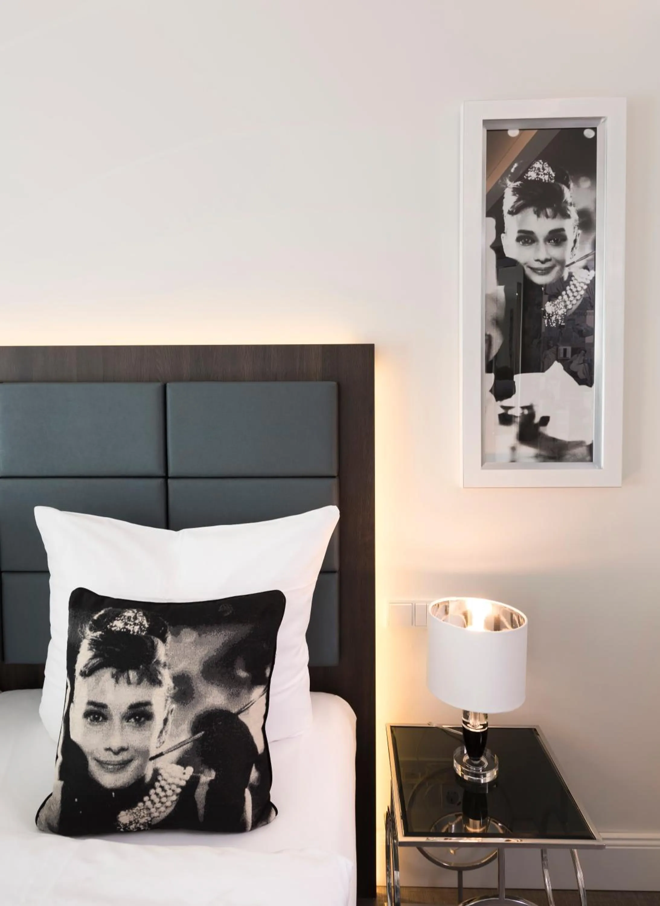 Decorative detail, Bed in Hotel Linther Hof