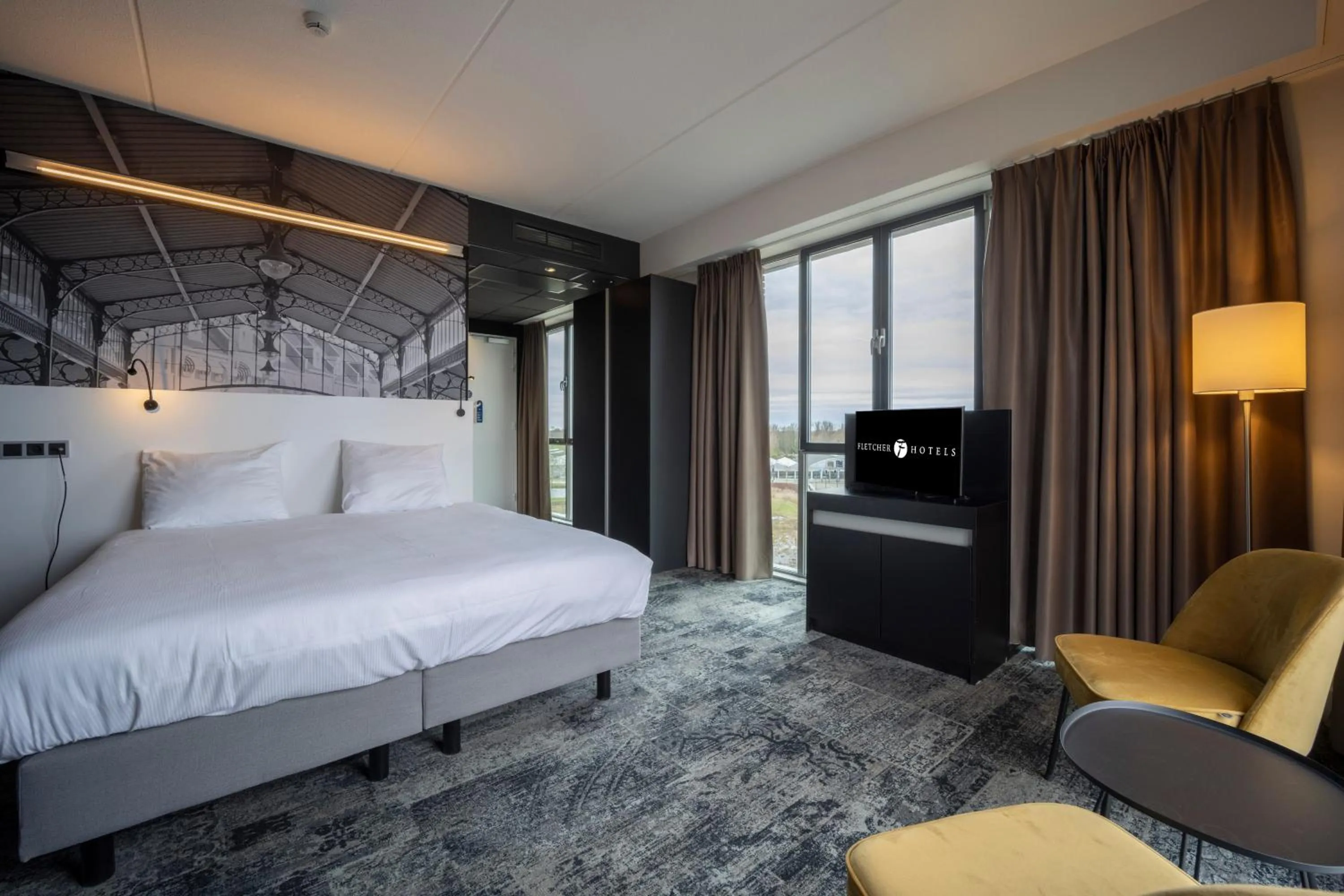 Bedroom, Bed in Fletcher Wellness-Hotel Helmond