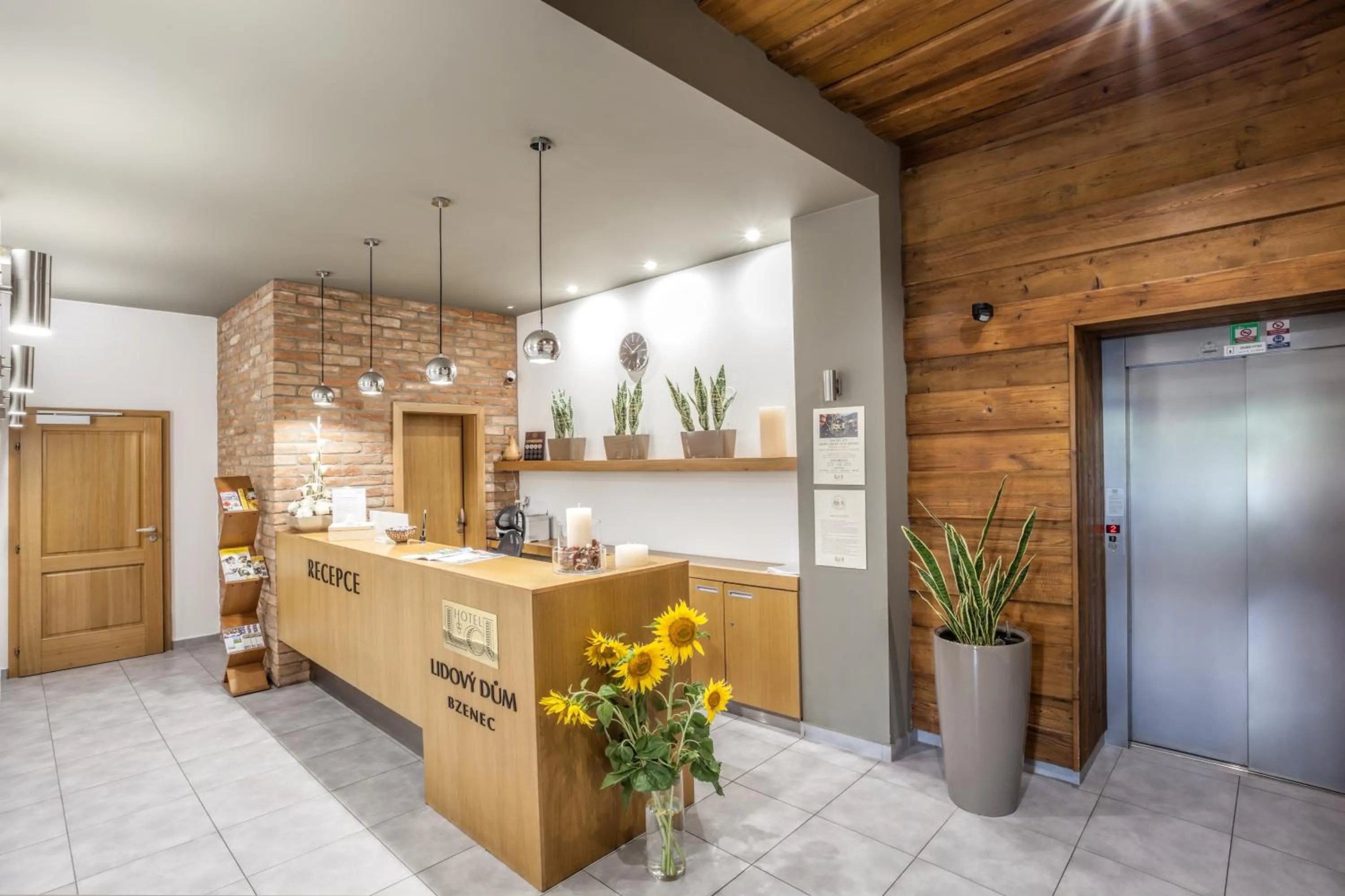 Lobby or reception in Hotel Lidový dům