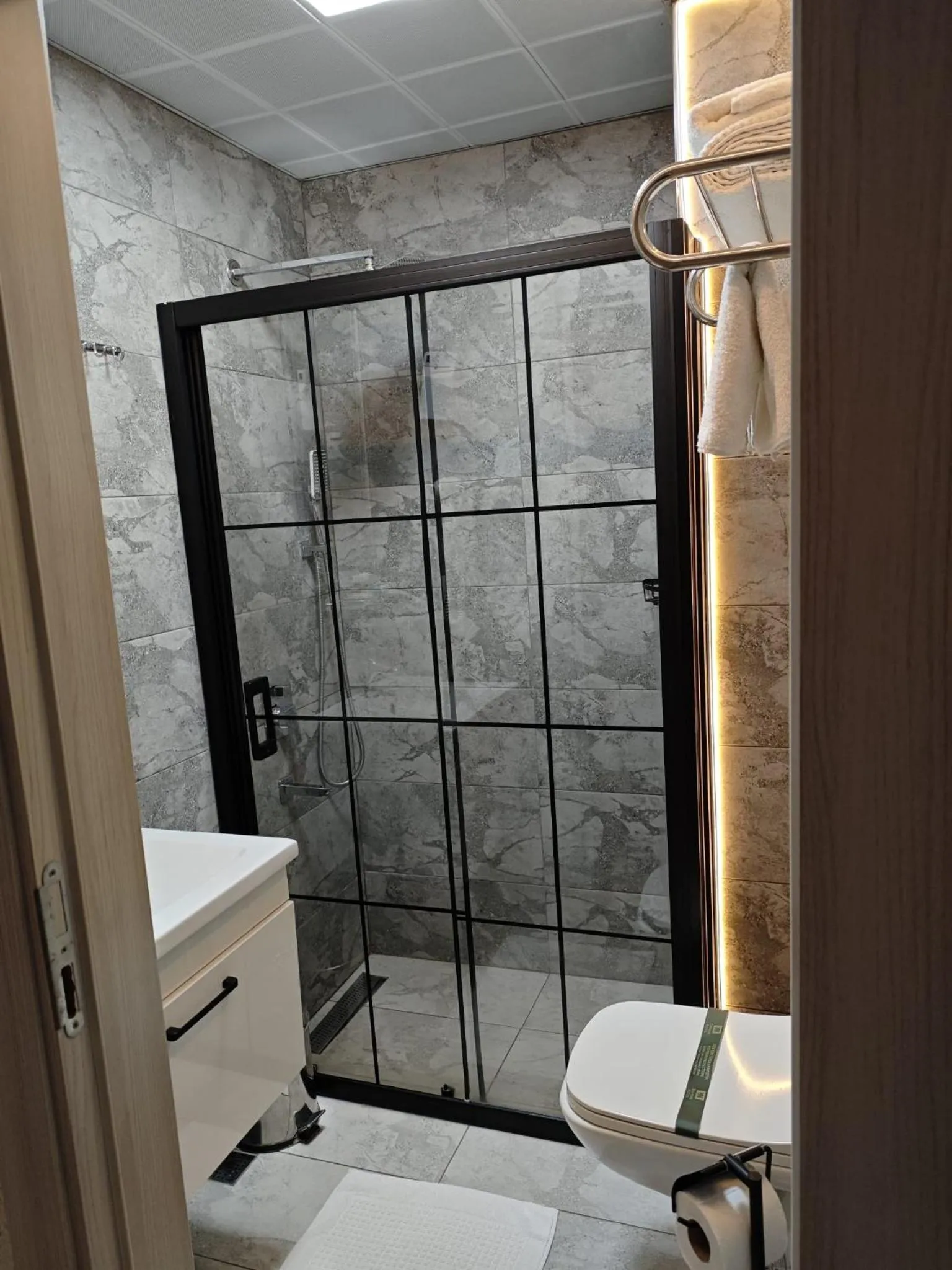 Shower in Hotel Devman