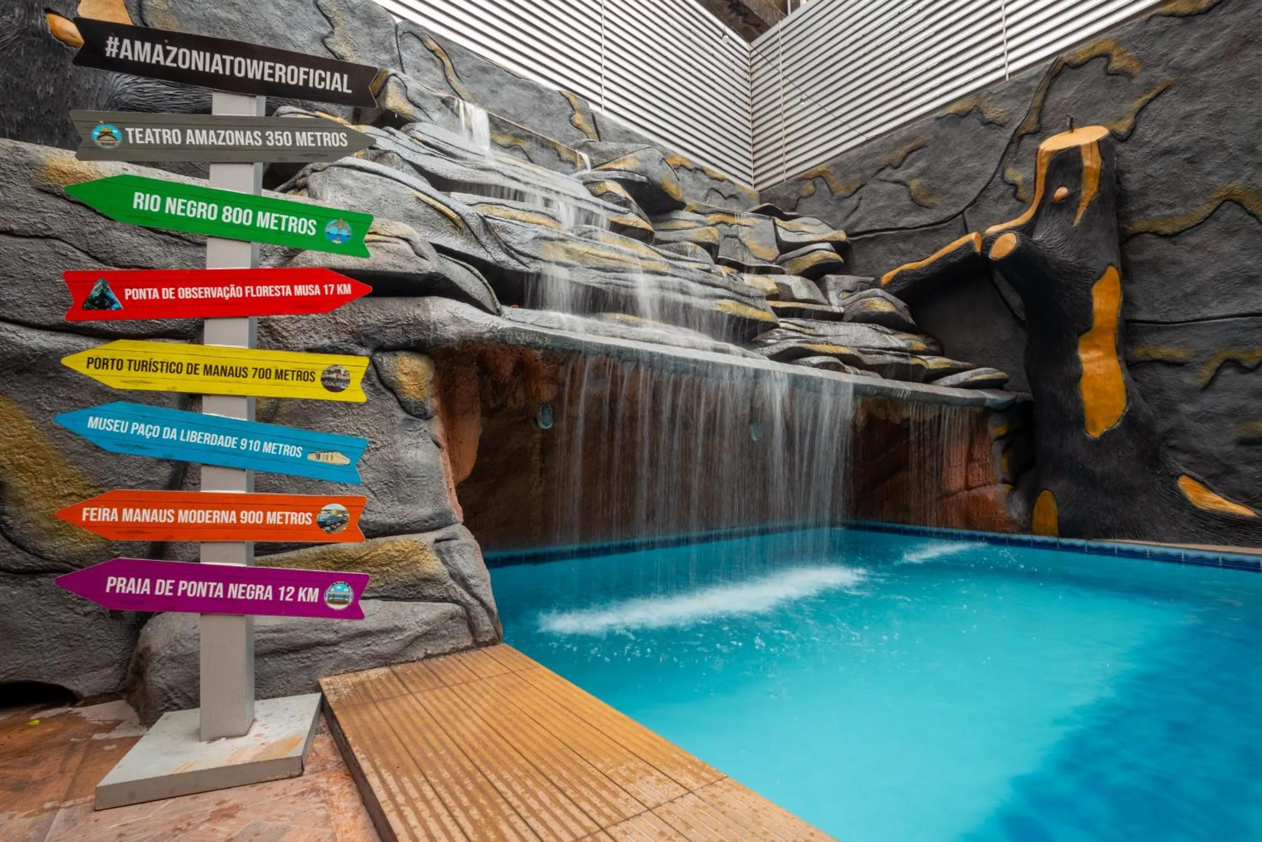 Swimming pool in Rede Andrade Amazônia