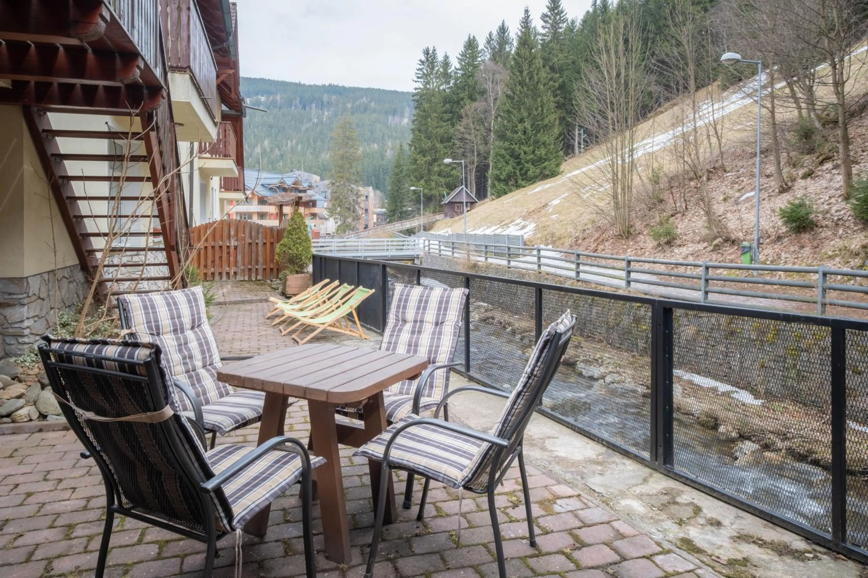 Seating area in Hotel Hvezda