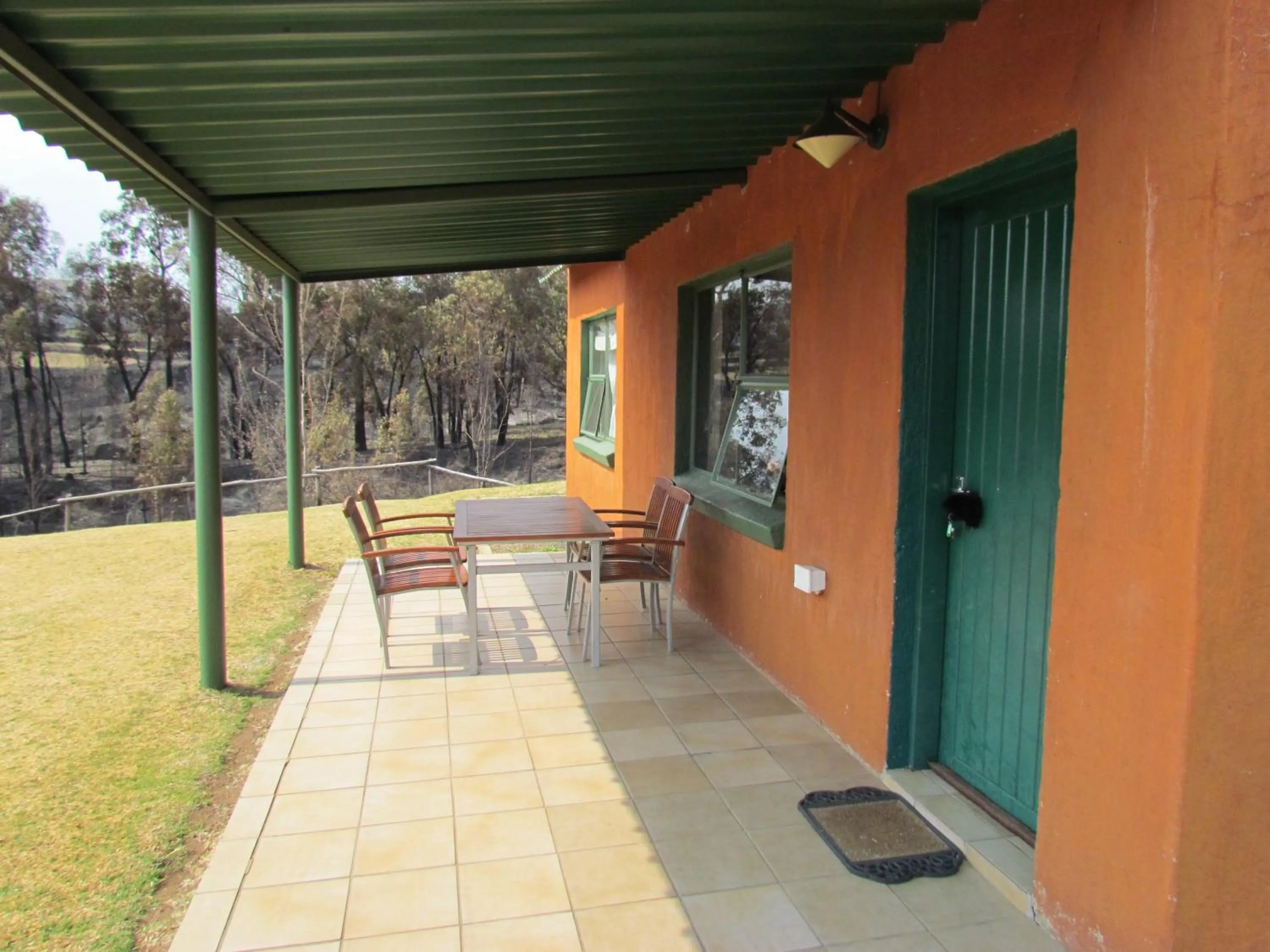 Facade/entrance in Pumula Guest Farm