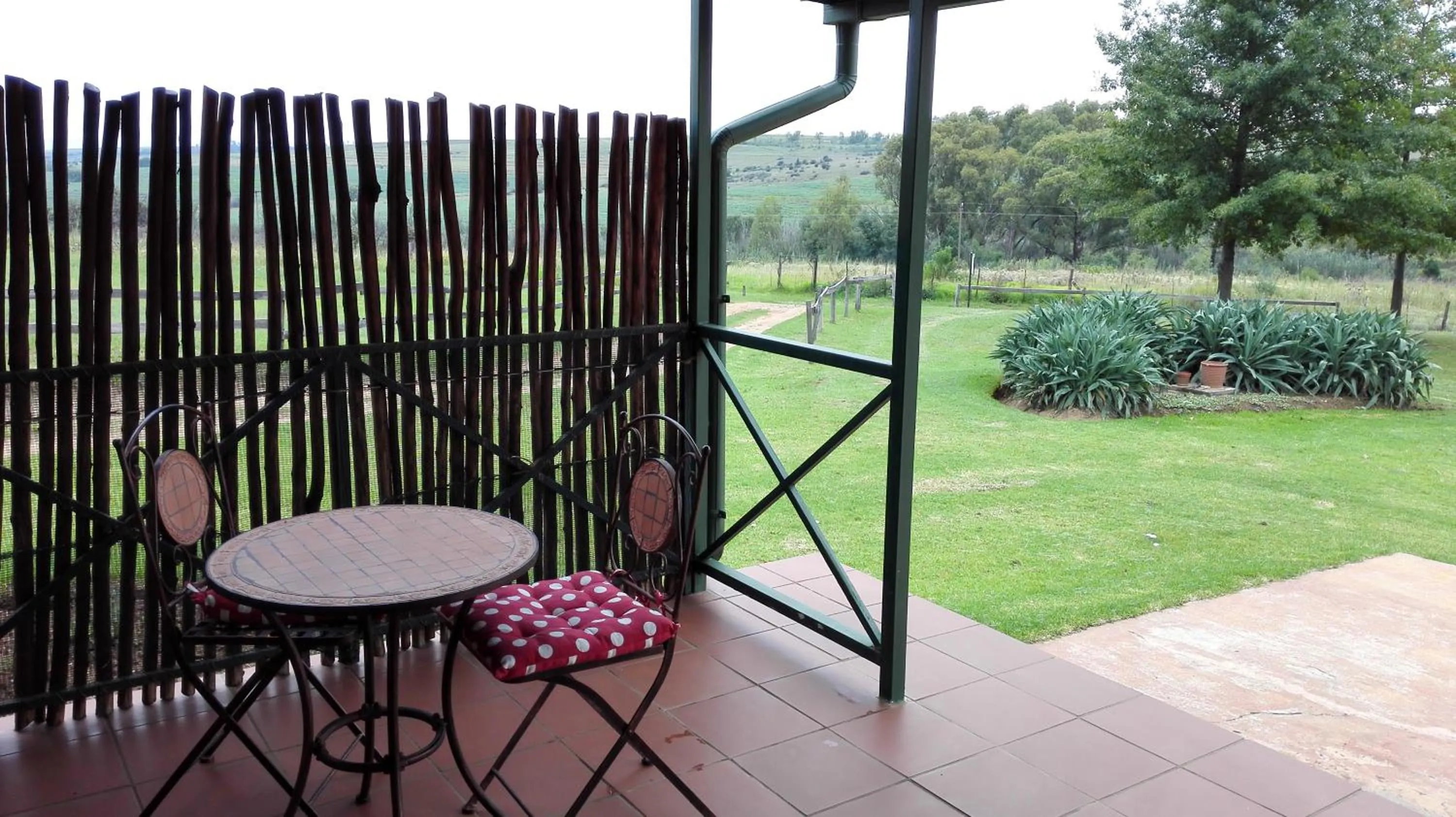 Patio in Pumula Guest Farm