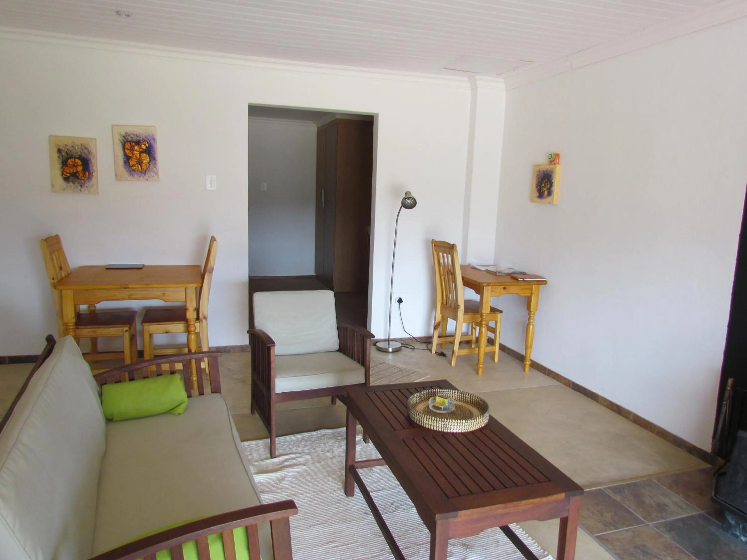 Seating area in Pumula Guest Farm