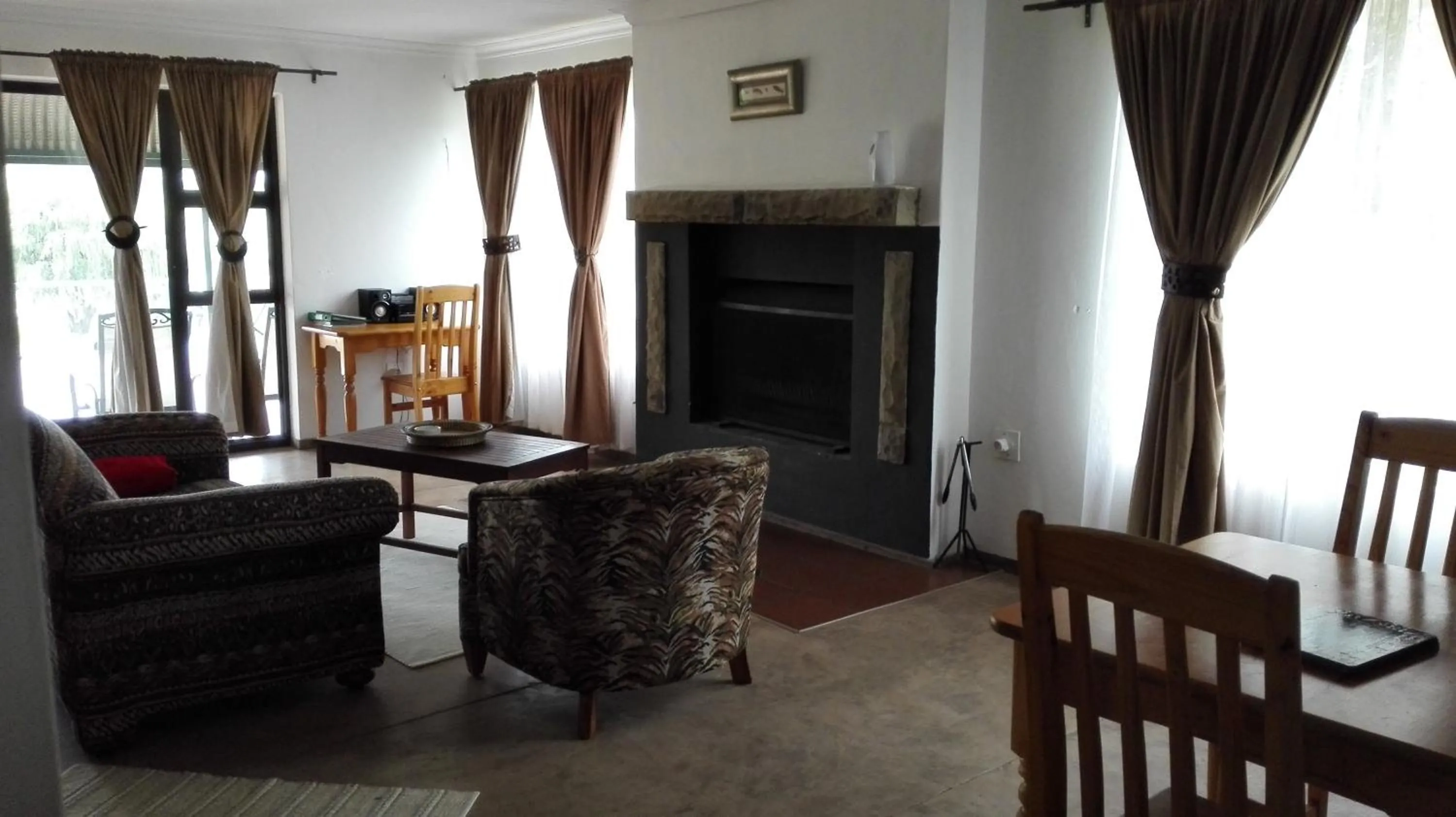 Living room in Pumula Guest Farm