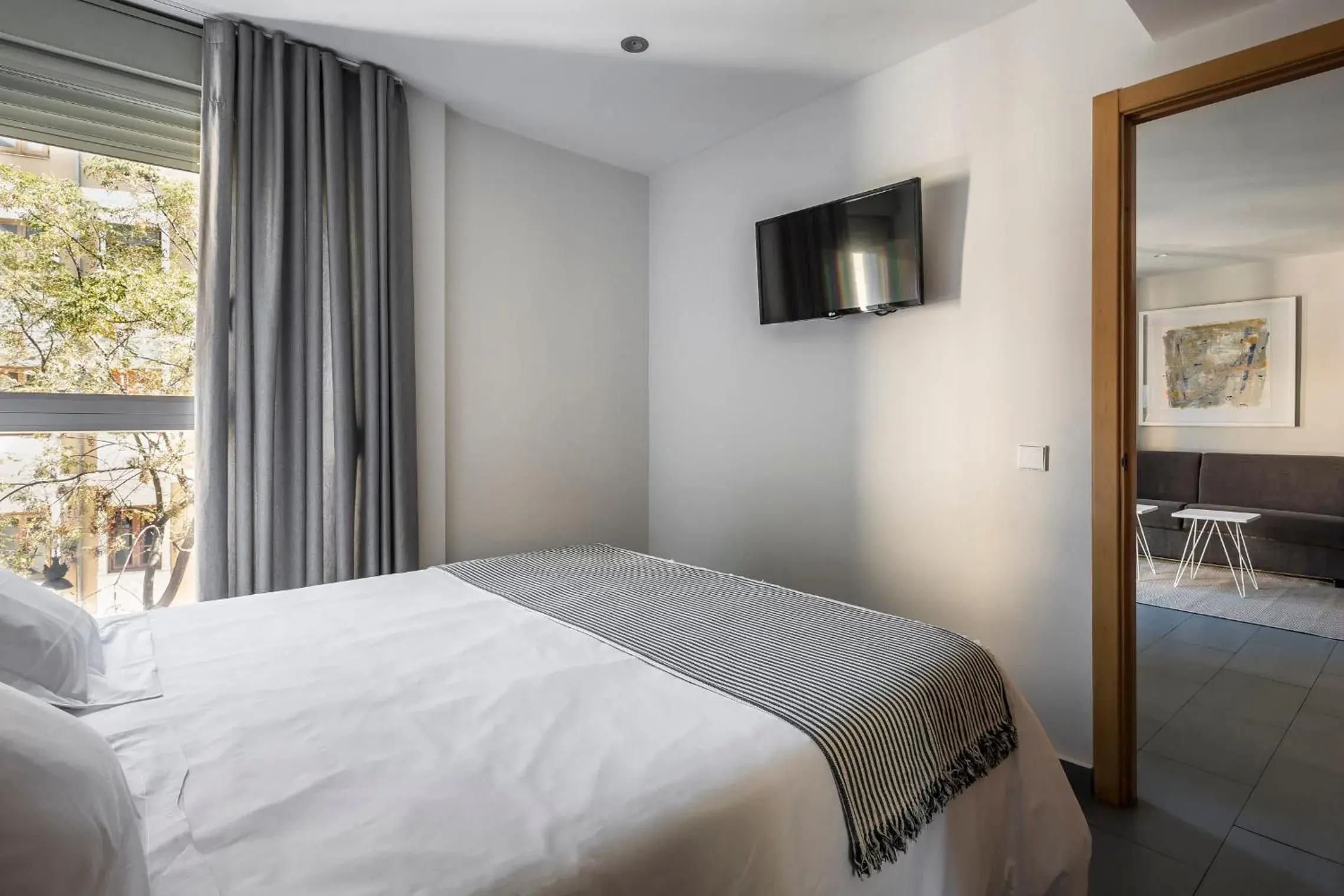 Decorative detail, Bed in Mon Suites Carmen Decorative detail, Bed in Mon Suites Carmen