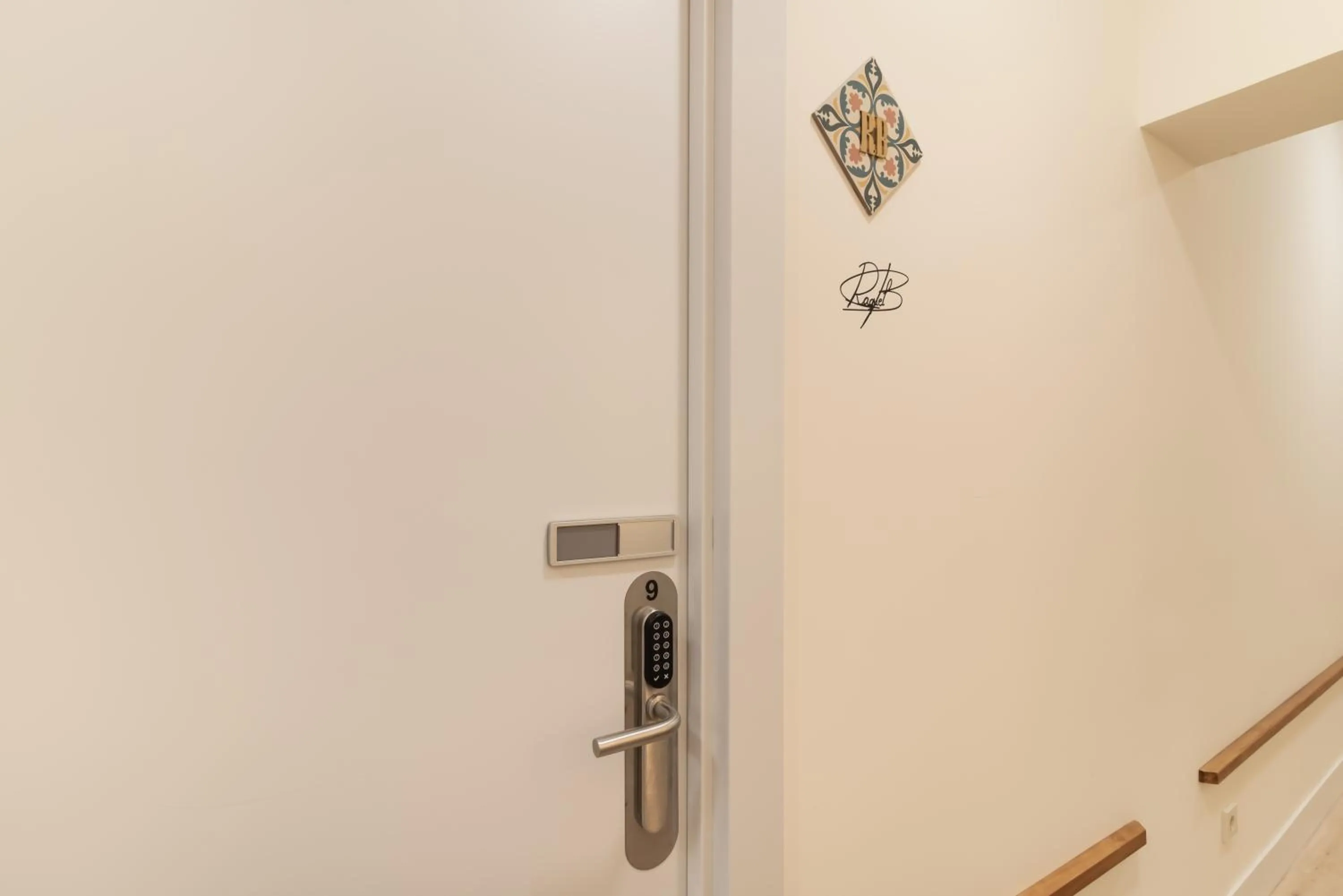 Decorative detail in Cálamo Guesthouse