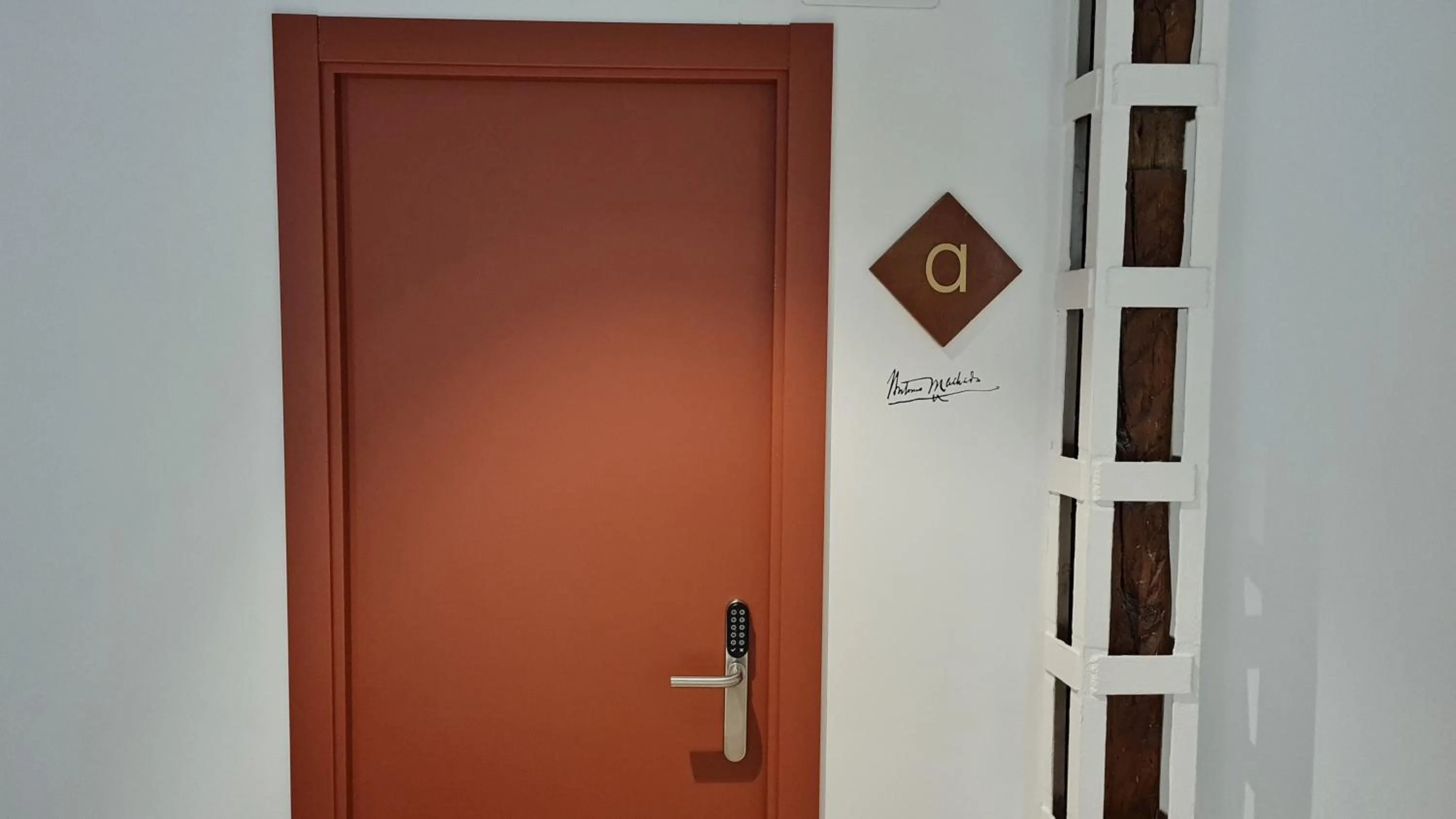 Decorative detail in Cálamo Guesthouse