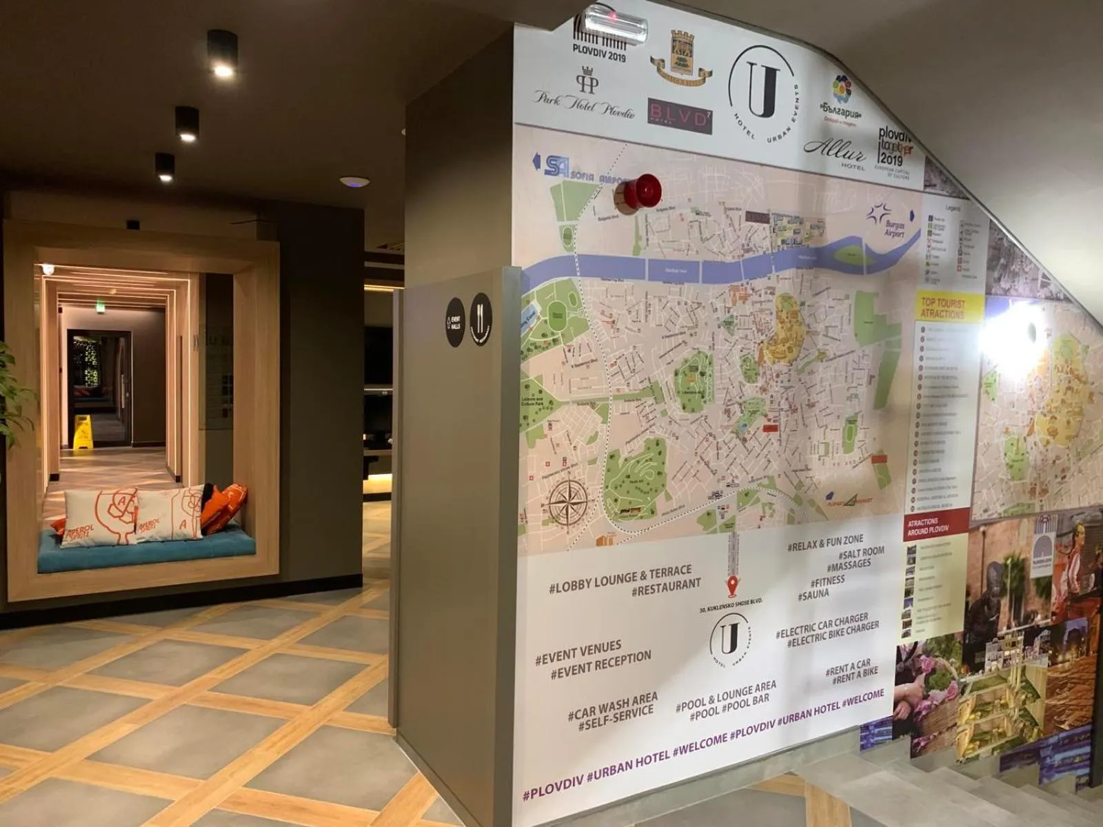 Lobby or reception in Hotel Urban