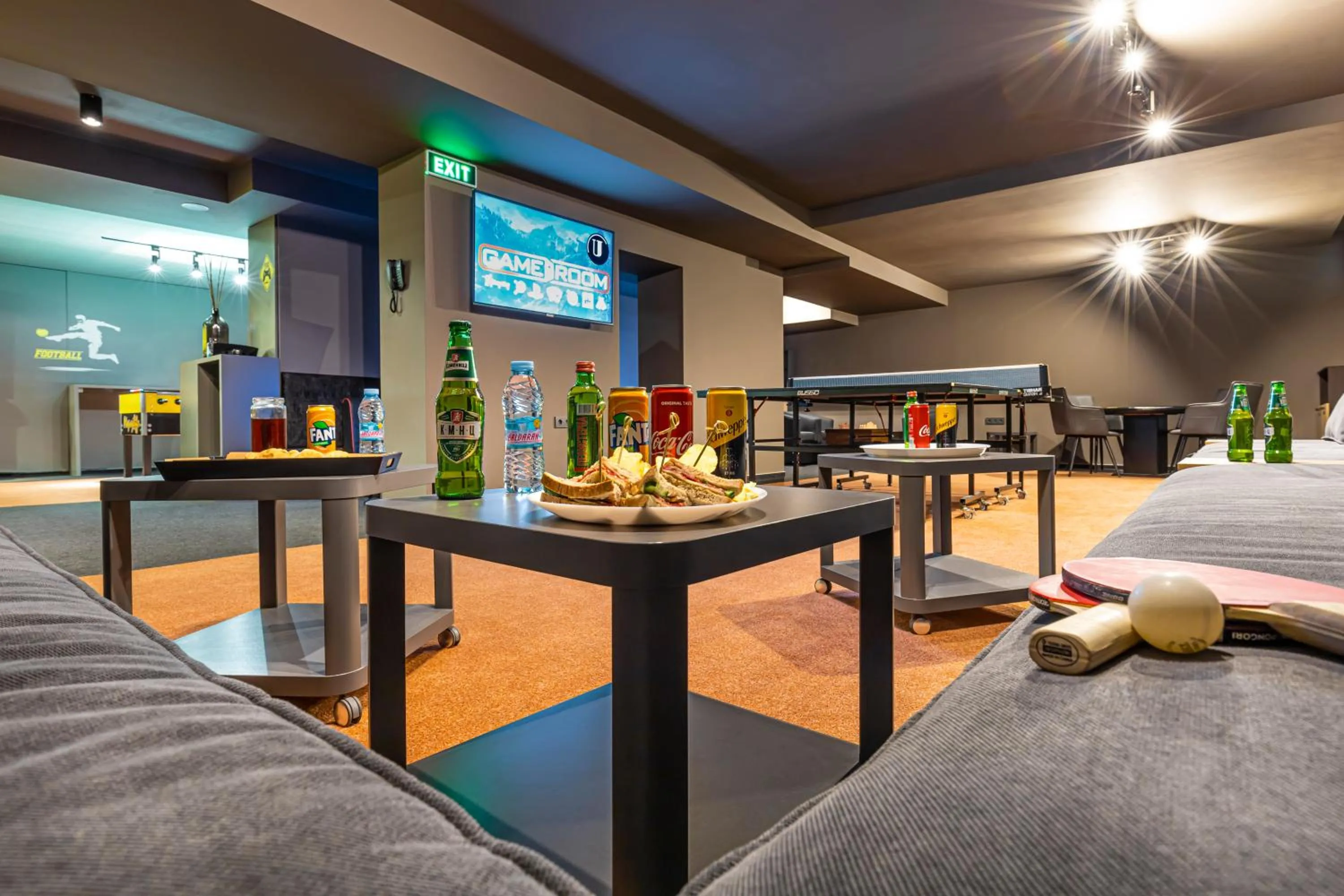 Game Room in Hotel Urban