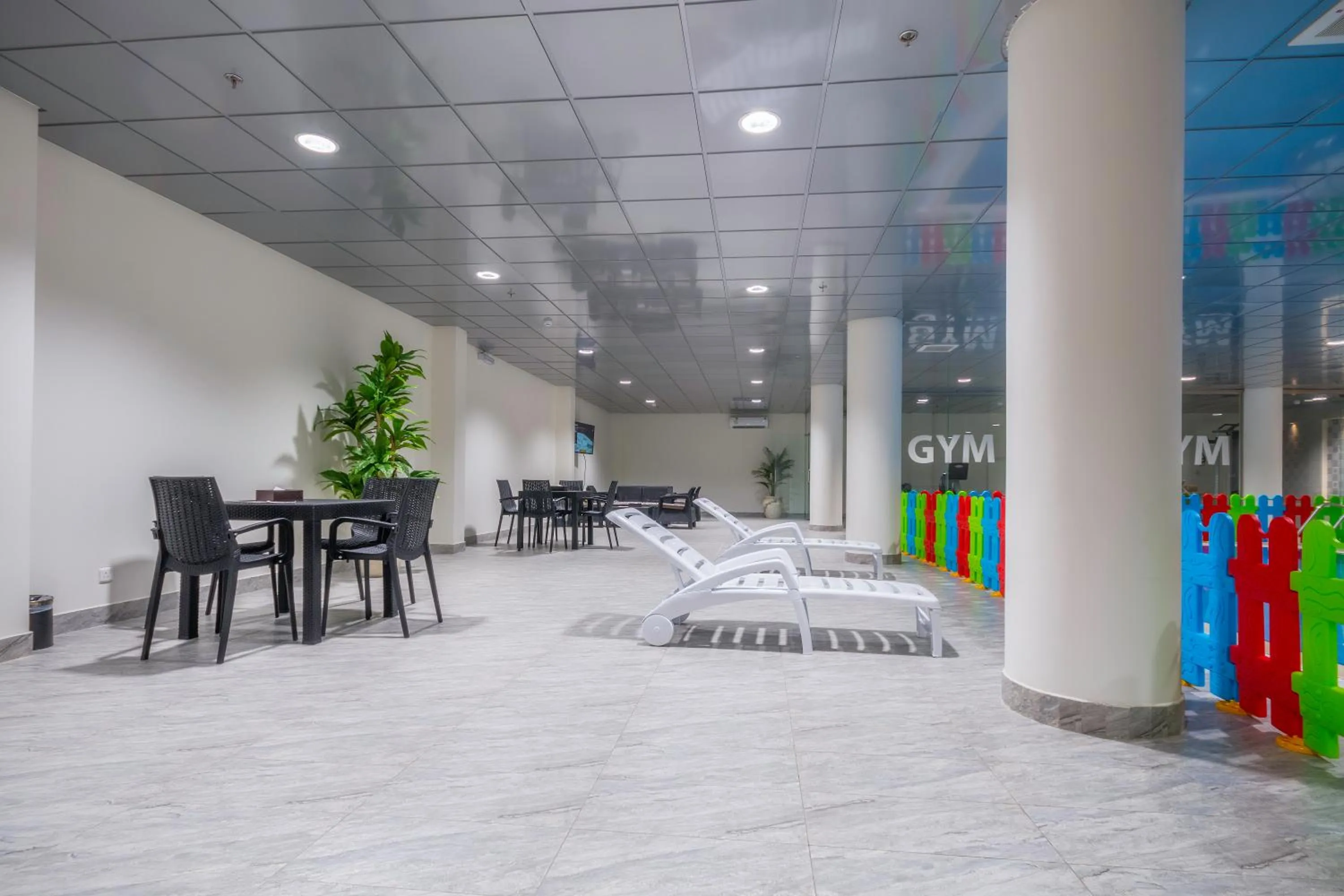 Seating area in The Address Palace Apartments