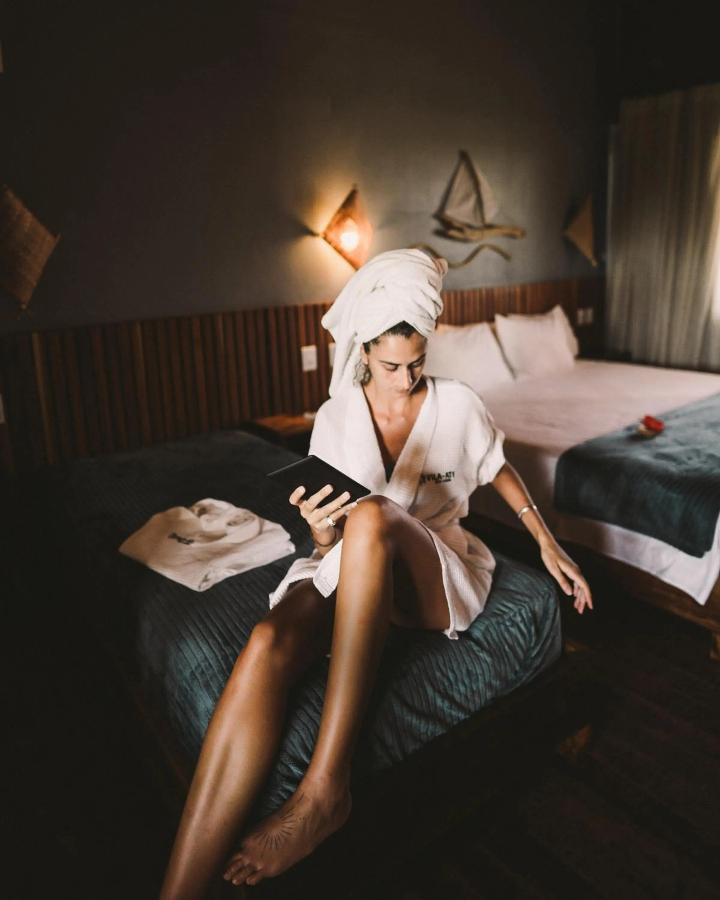 People, Bed in VILA ATY LODGE