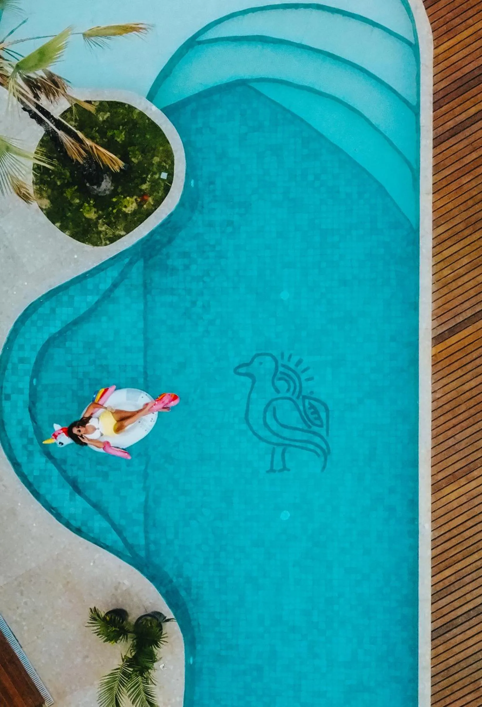 Swimming pool in VILA ATY LODGE