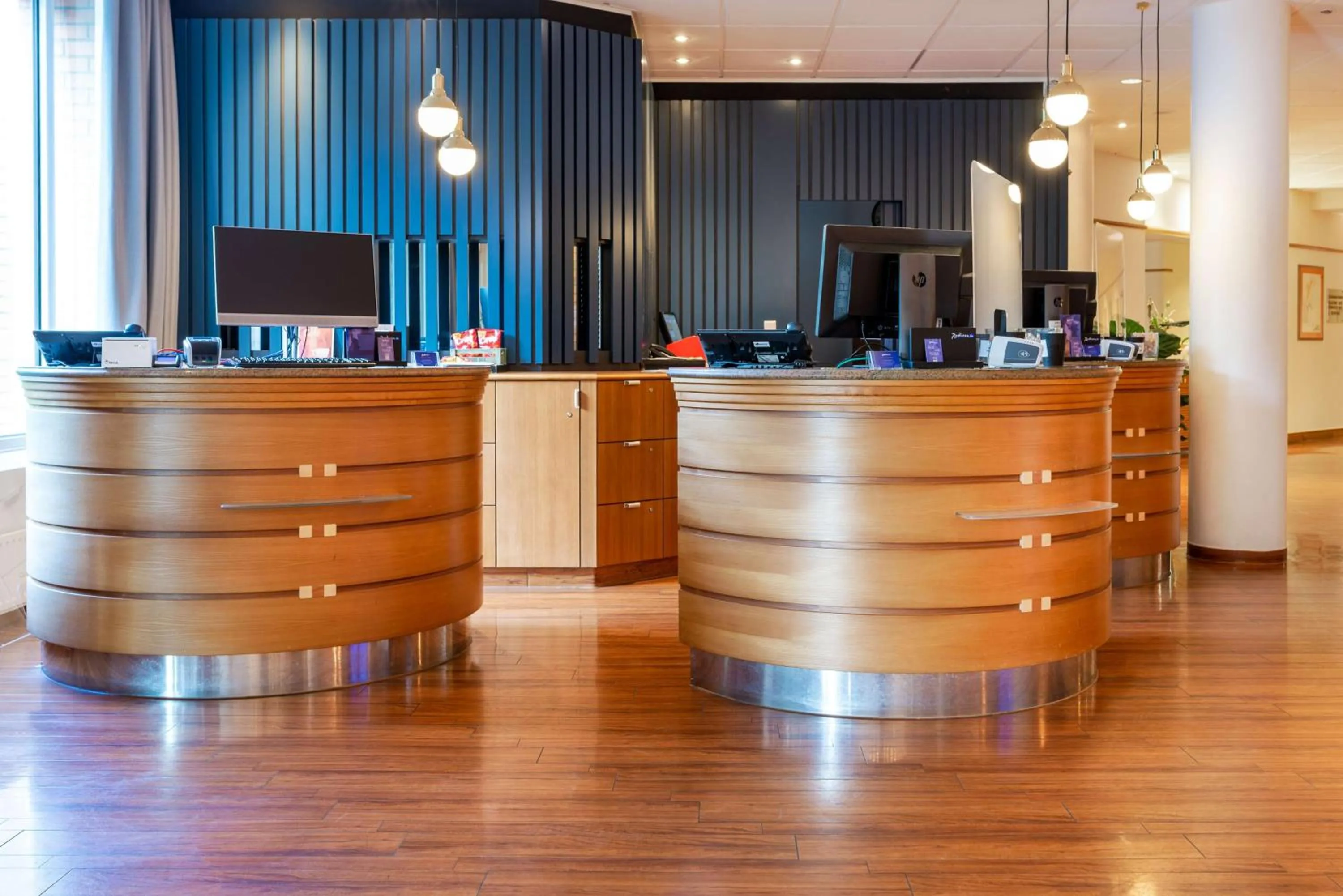 Lobby or reception in Radisson Blu Hotel Karlsruhe