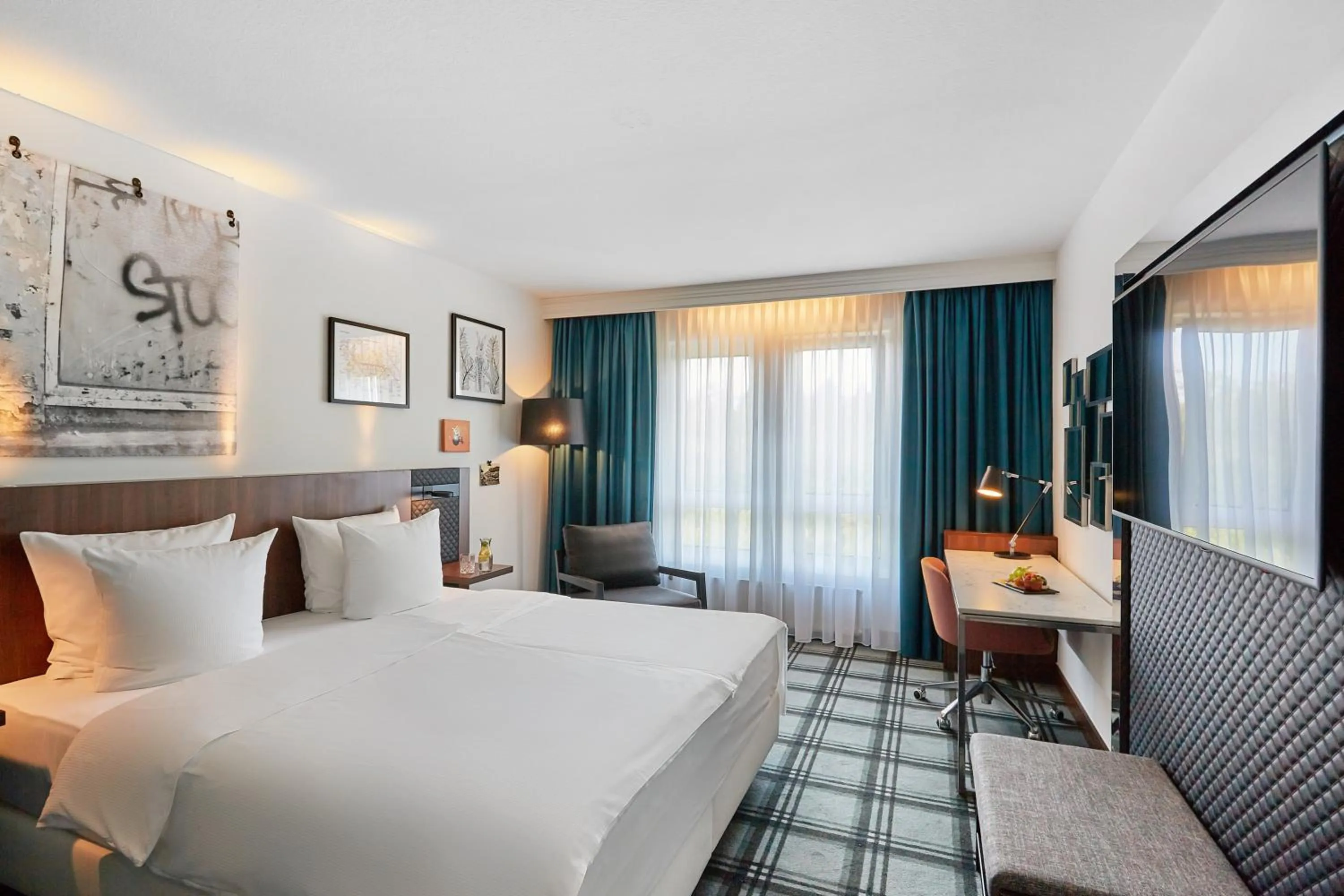 Bedroom, Bed in Radisson Blu Hotel Karlsruhe