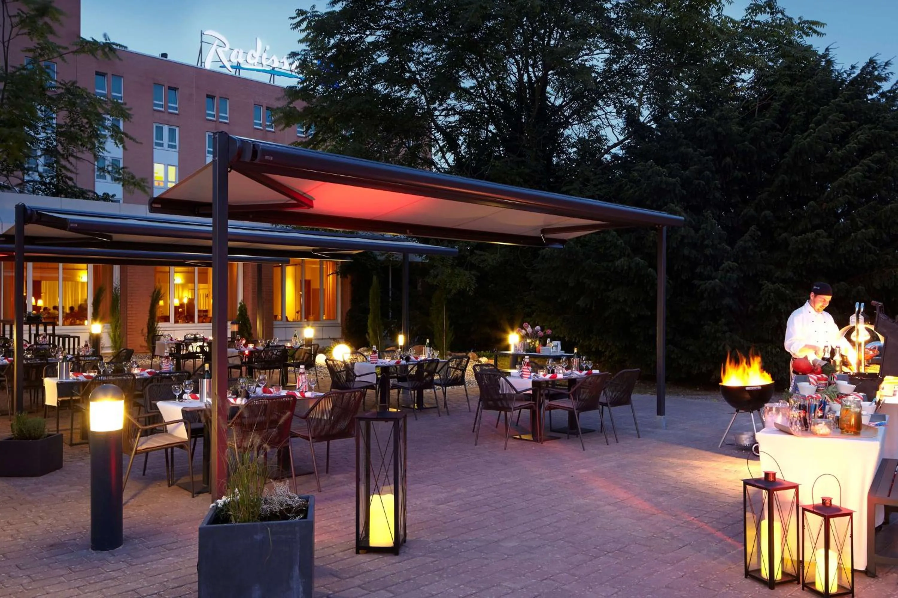 Restaurant/places to eat in Radisson Blu Hotel Karlsruhe