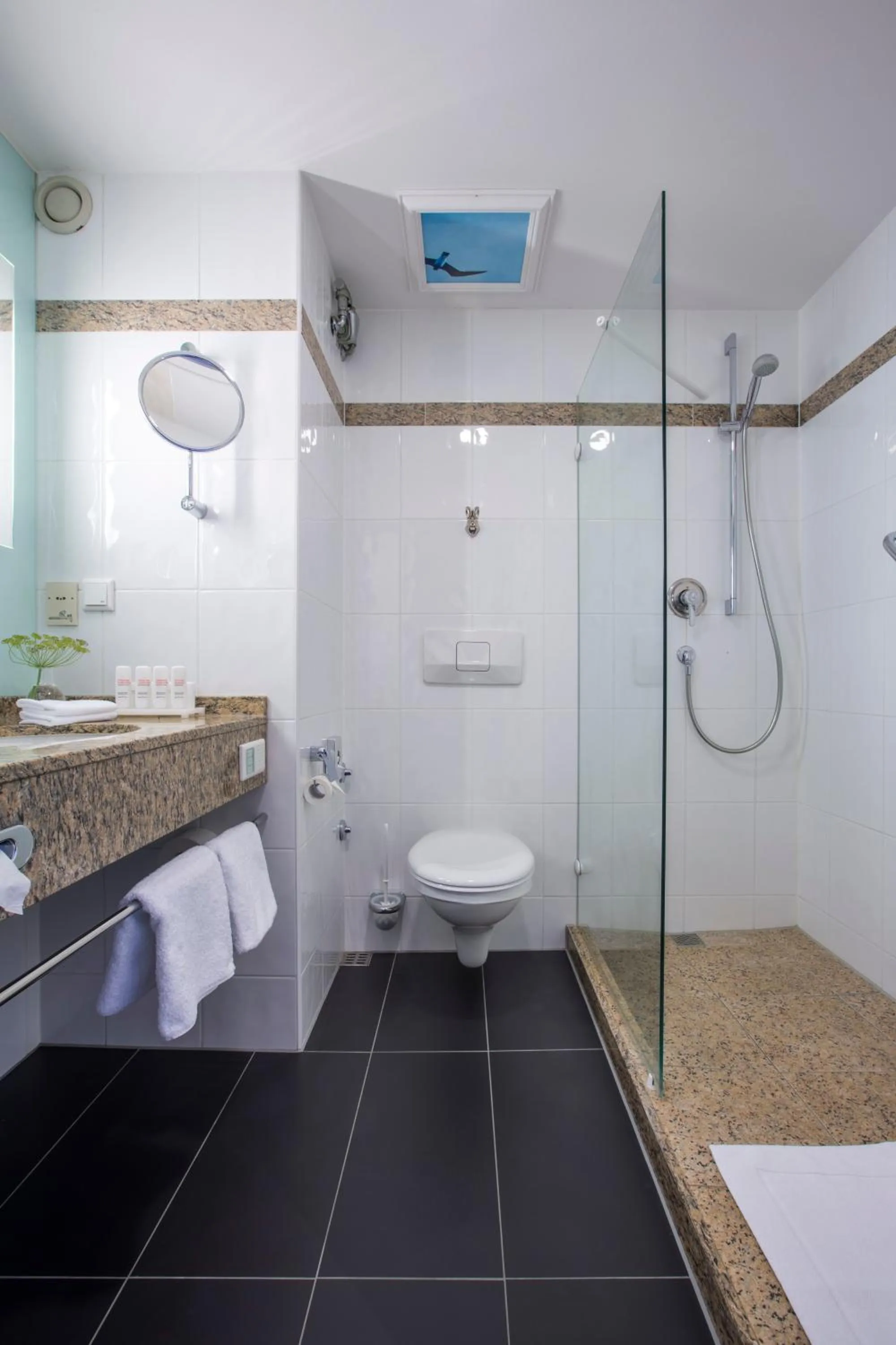 Shower in Radisson Blu Hotel Karlsruhe