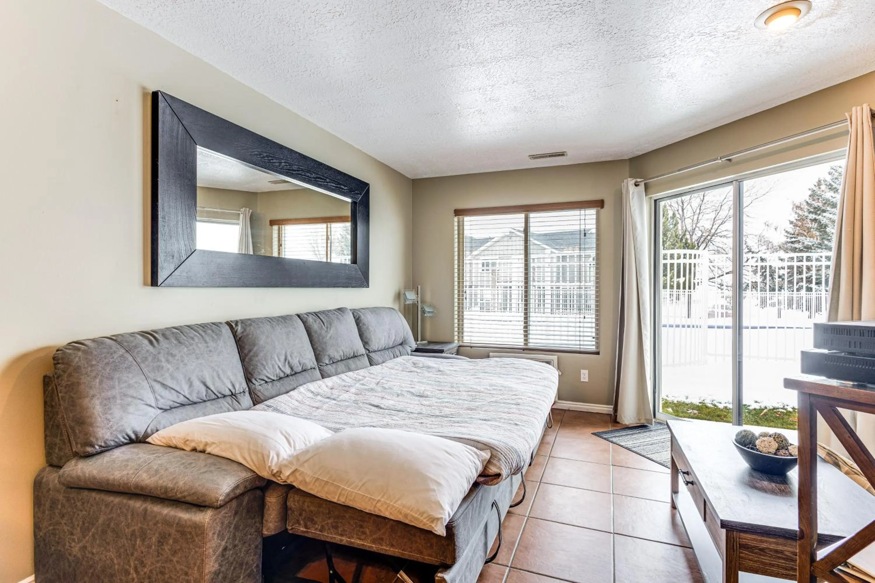 Bed in Garden City Condo with Pool Access by Bear Lake!