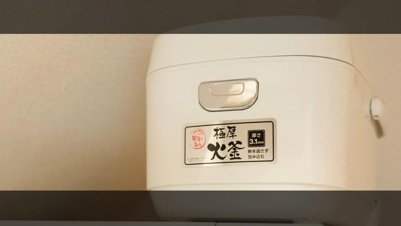 kitchen in Vieuno Stay Hakata 1