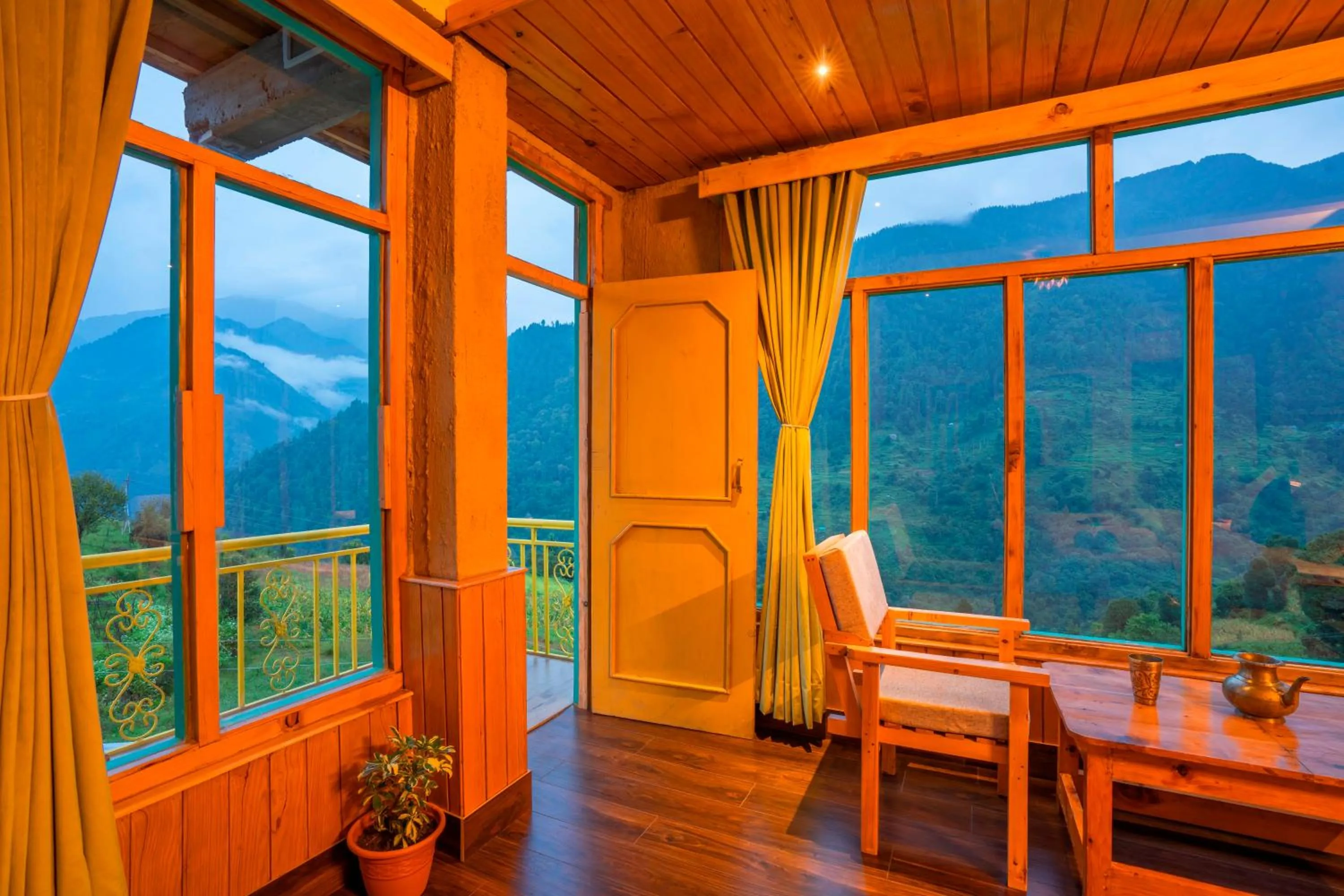 View (from property/room) in Zostel Shangarh, Kullu