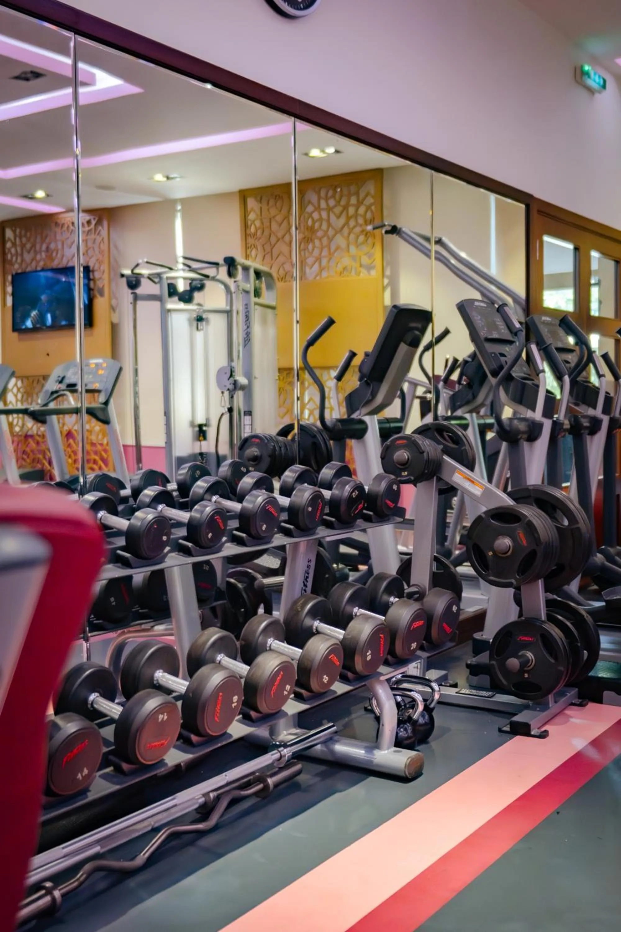 Fitness centre/facilities in Metropolitan Al Mafraq Hotel