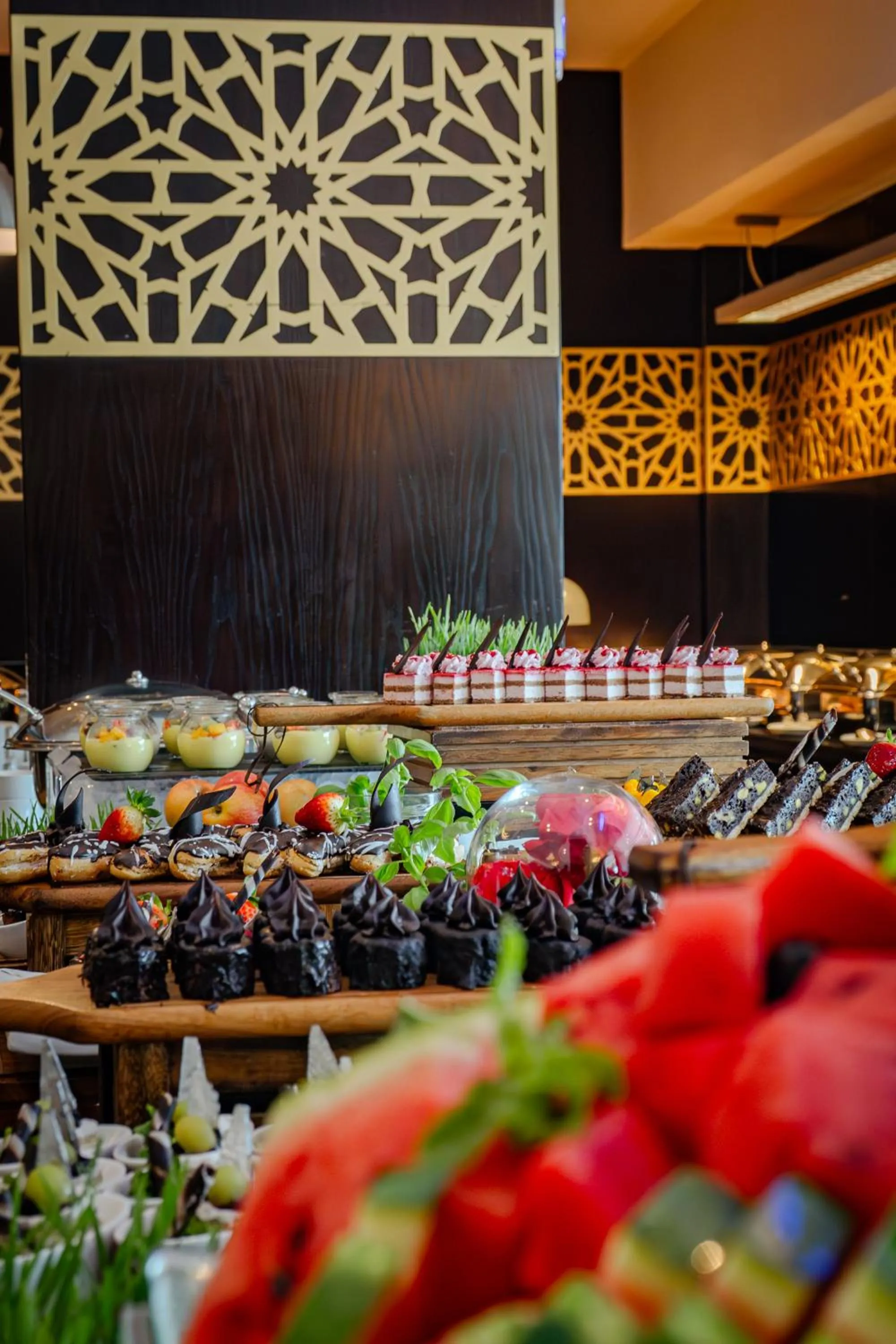Buffet breakfast in Metropolitan Al Mafraq Hotel