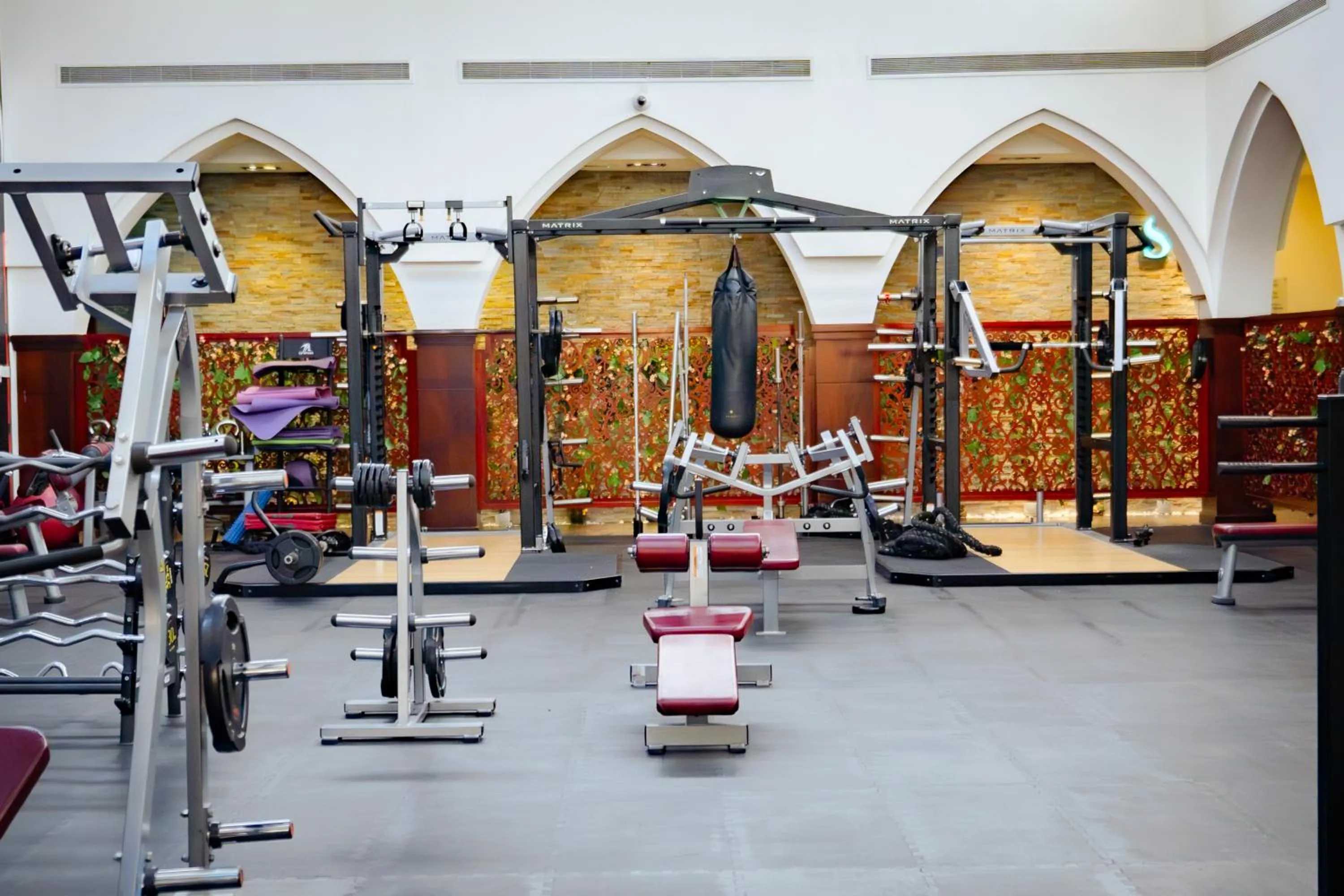 Fitness centre/facilities in Metropolitan Al Mafraq Hotel