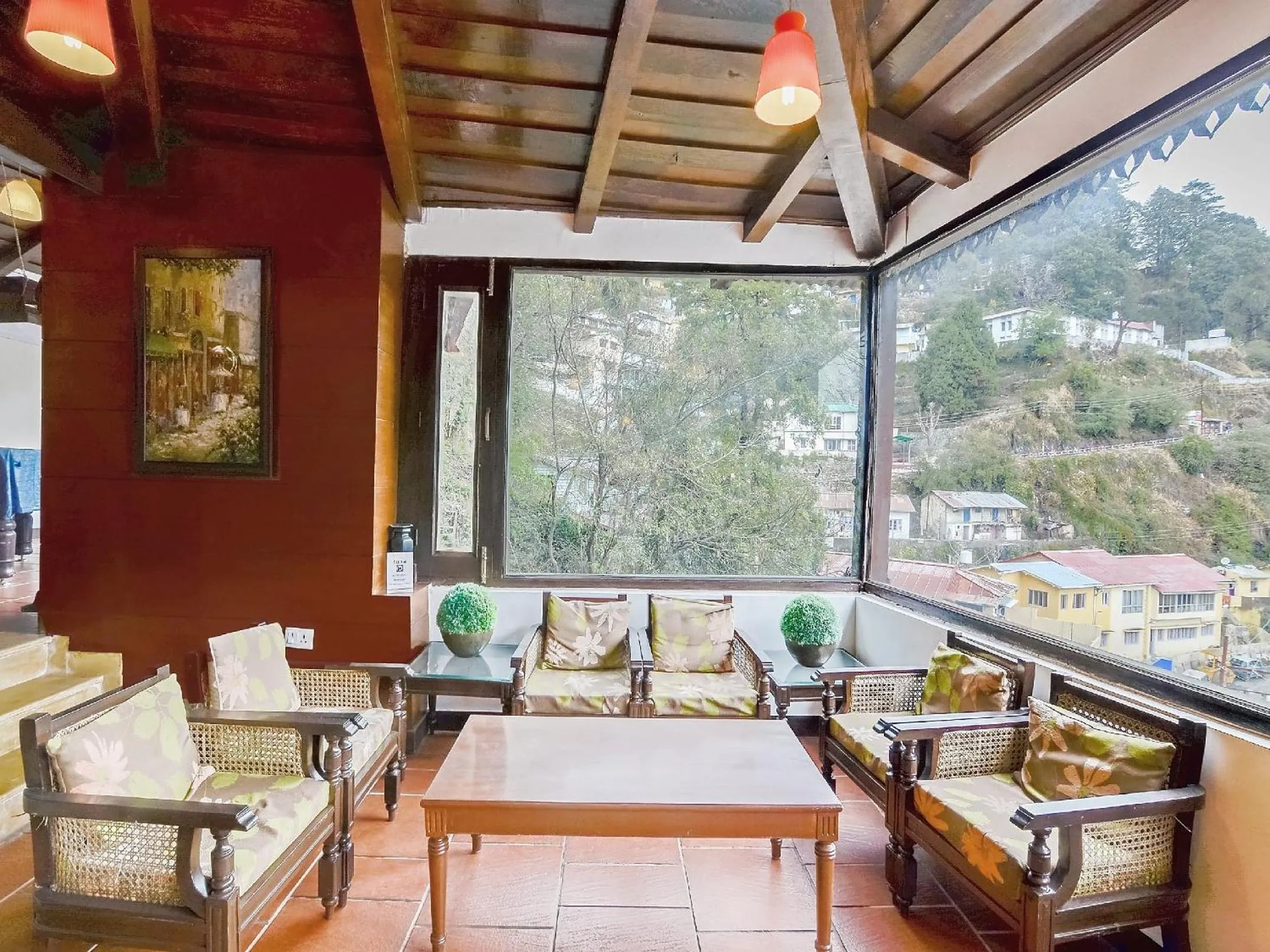 Seating area in Manu Maharani Regency