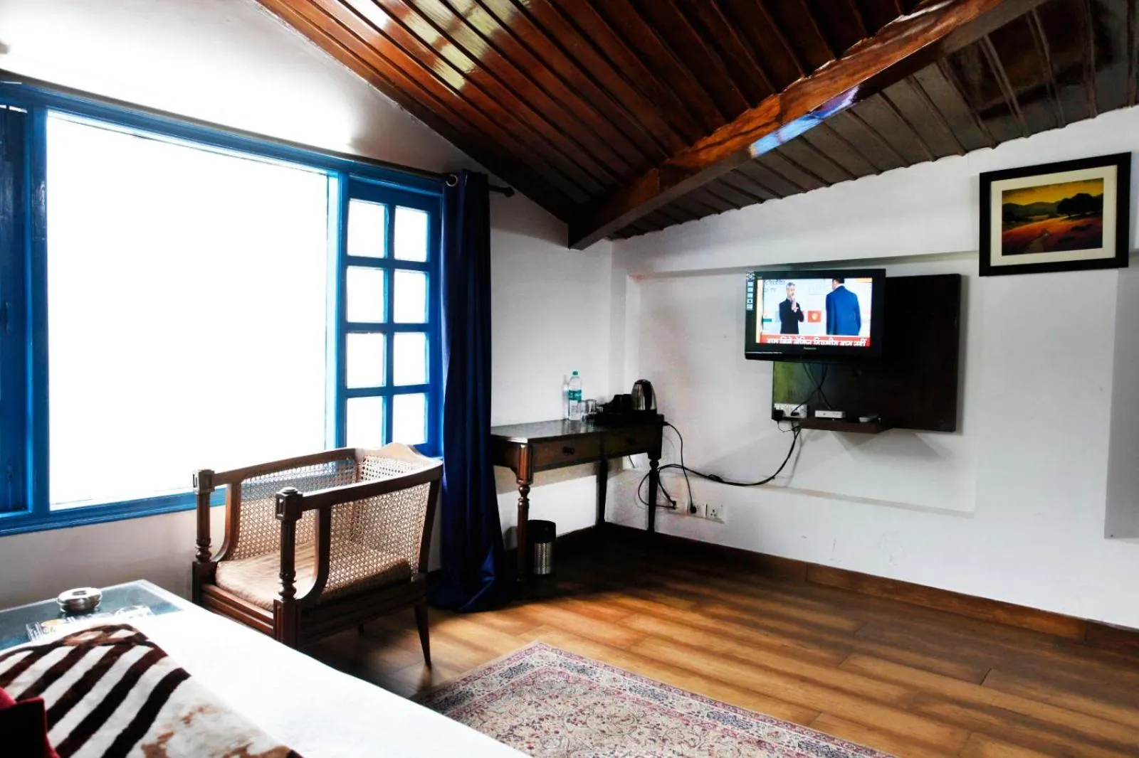 Communal lounge/ TV room, Bed in Manu Maharani Regency