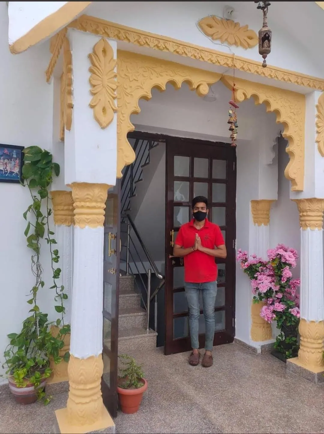 Facade/entrance in Royal Heritage Haveli Udaipur