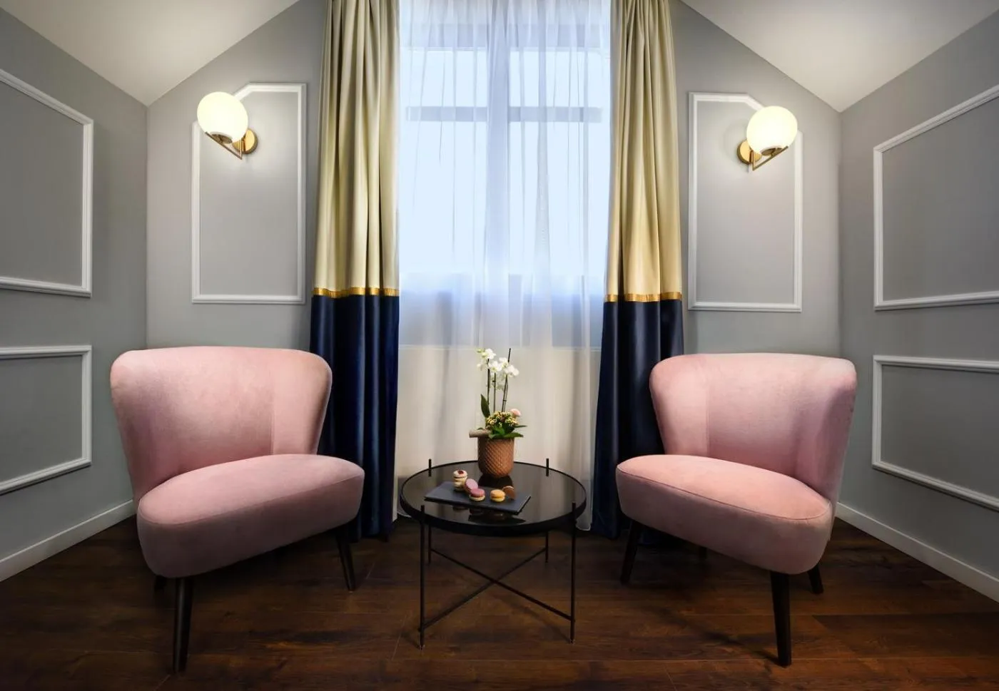 Seating area in Kalix Boutique Hotel