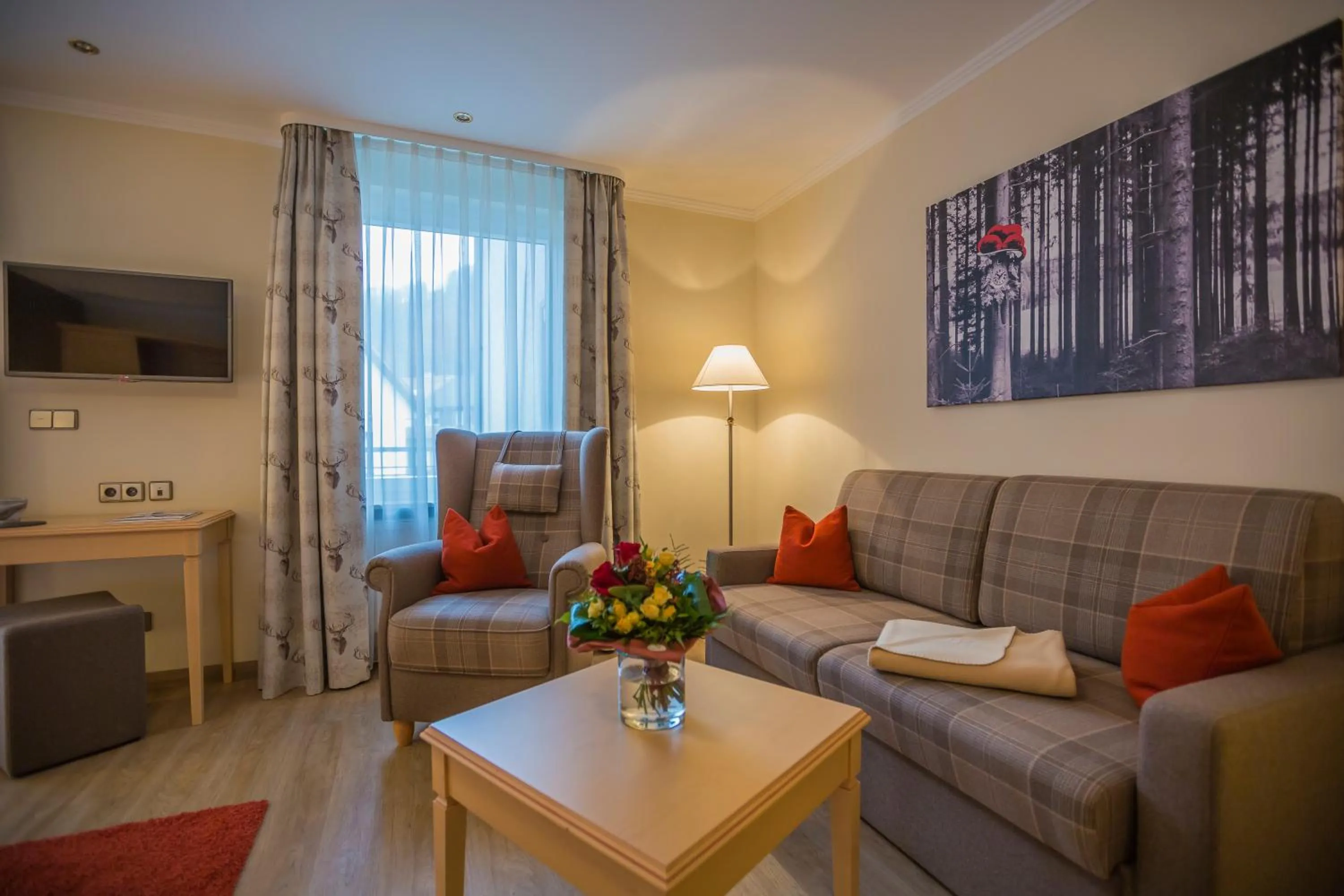 Seating area in Flair Hotel Adlerbad