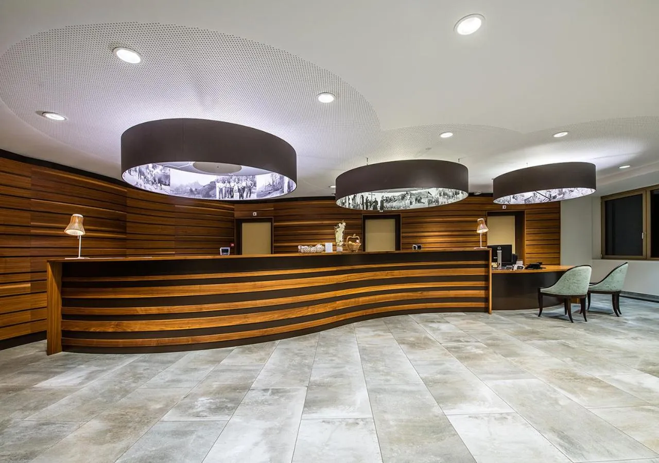 Lobby or reception in Hôtel des Bains de Saillon
