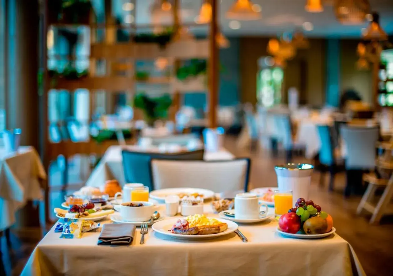 Continental breakfast in Hôtel des Bains de Saillon Continental breakfast in Hôtel des Bains de Saillon